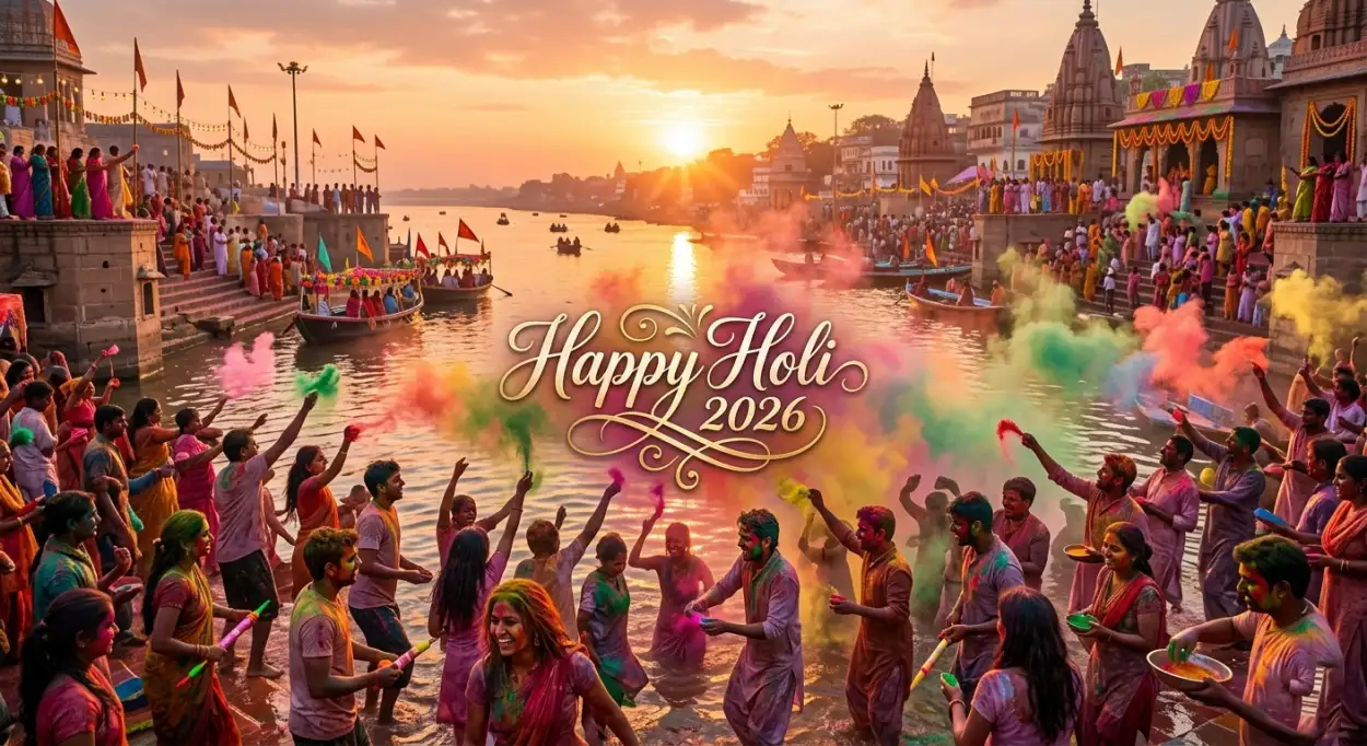 Free Download Happy Holi Wishes 2026 Unique Captions For Social Media - High Quality Happy Holi Wishes 2026 Image