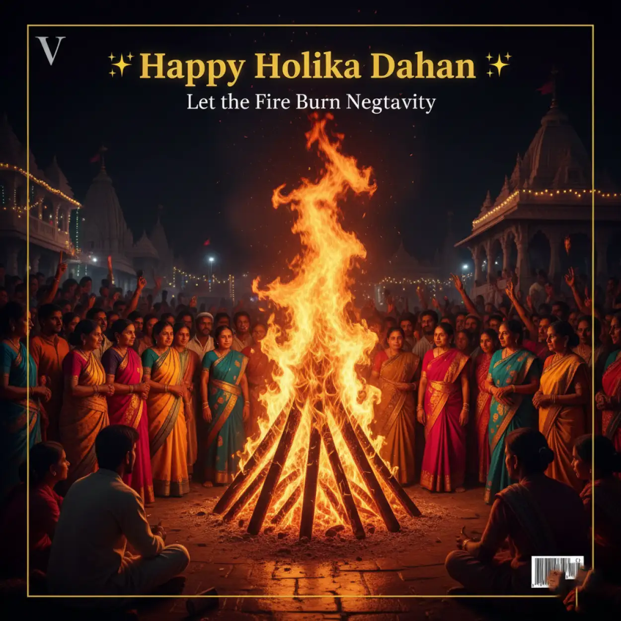 Free Download Happy Holika Dahan Bonfire Worship Ritual - High Quality Happy Holika Dahan Image