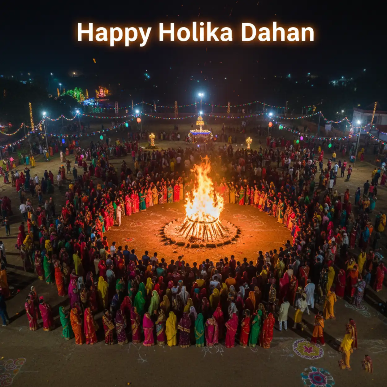 Free Download Happy Holika Dahan Cultural Celebration Photo - High Quality Happy Holika Dahan Image