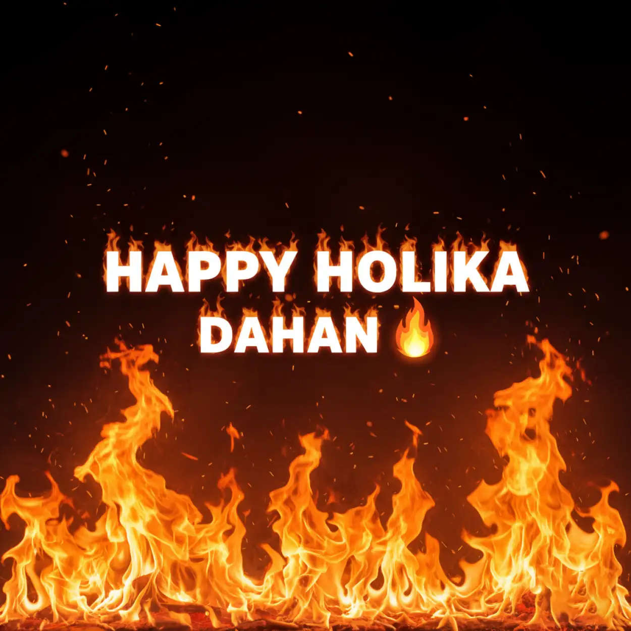 Free Download Happy Holika Dahan Hindi Typography Png - High Quality Happy Holika Dahan Transparent PNG