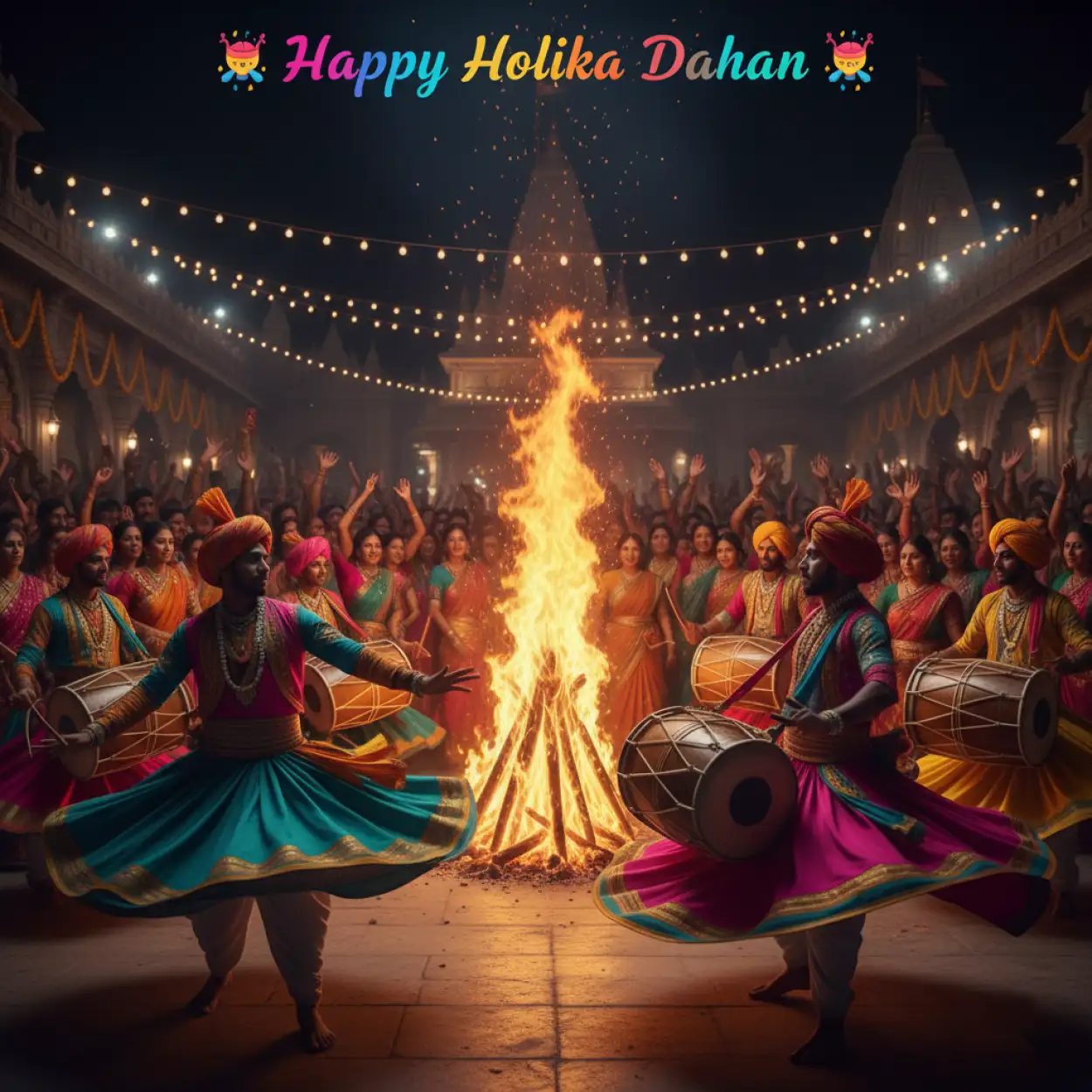 Free Download Happy Holika Dahan Indian Festival Wallpaper - High Quality Happy Holika Dahan Image