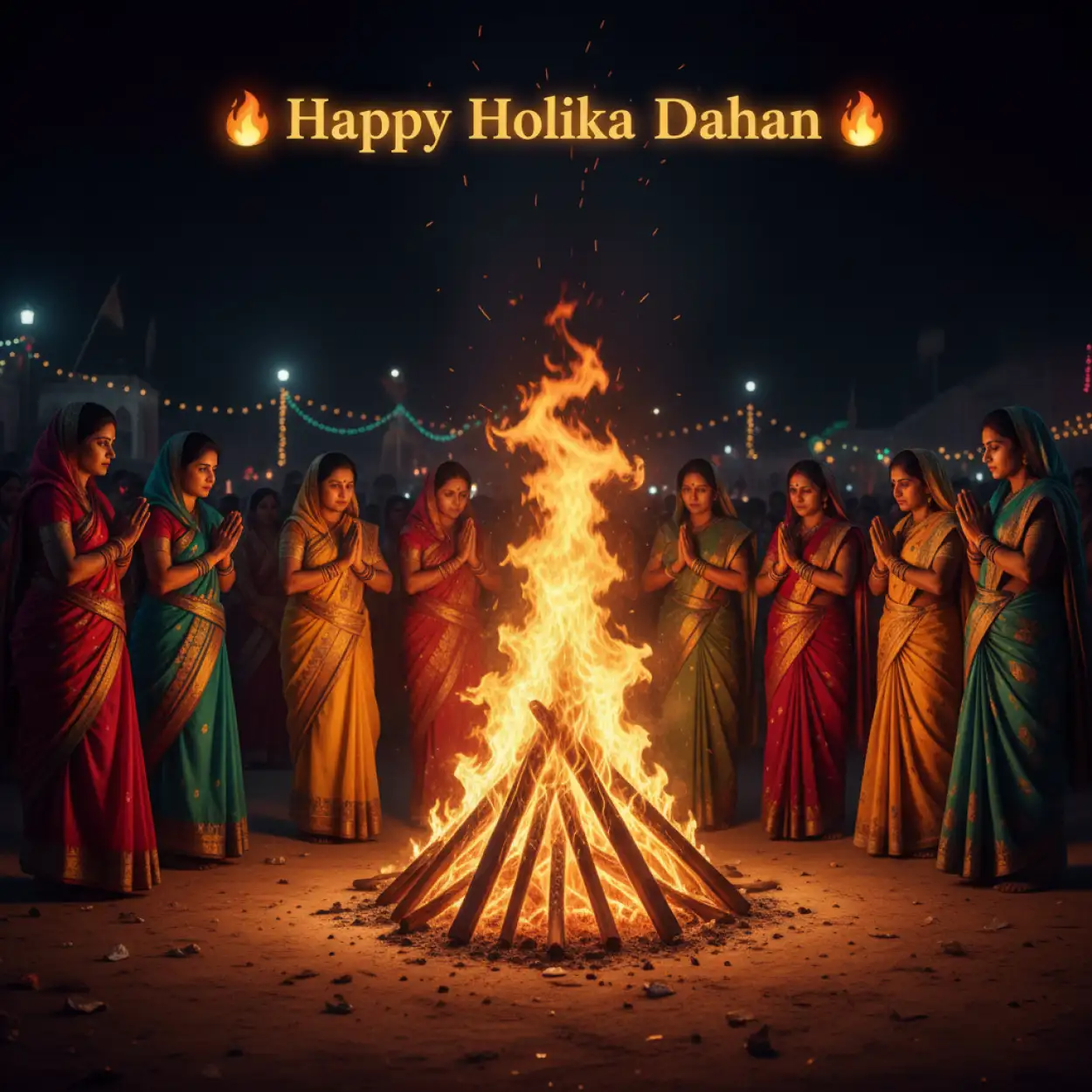 Free Download Happy Holika Dahan Latest Greeting Images - High Quality Happy Holika Dahan Image