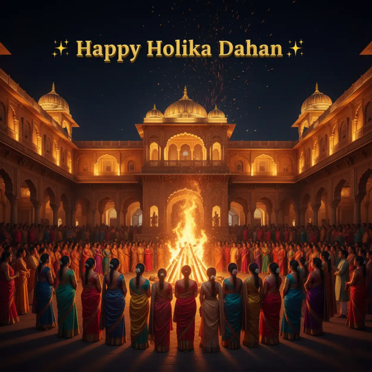 Free Download Happy Holika Dahan Special Wishes Image - High Quality Happy Holika Dahan Image