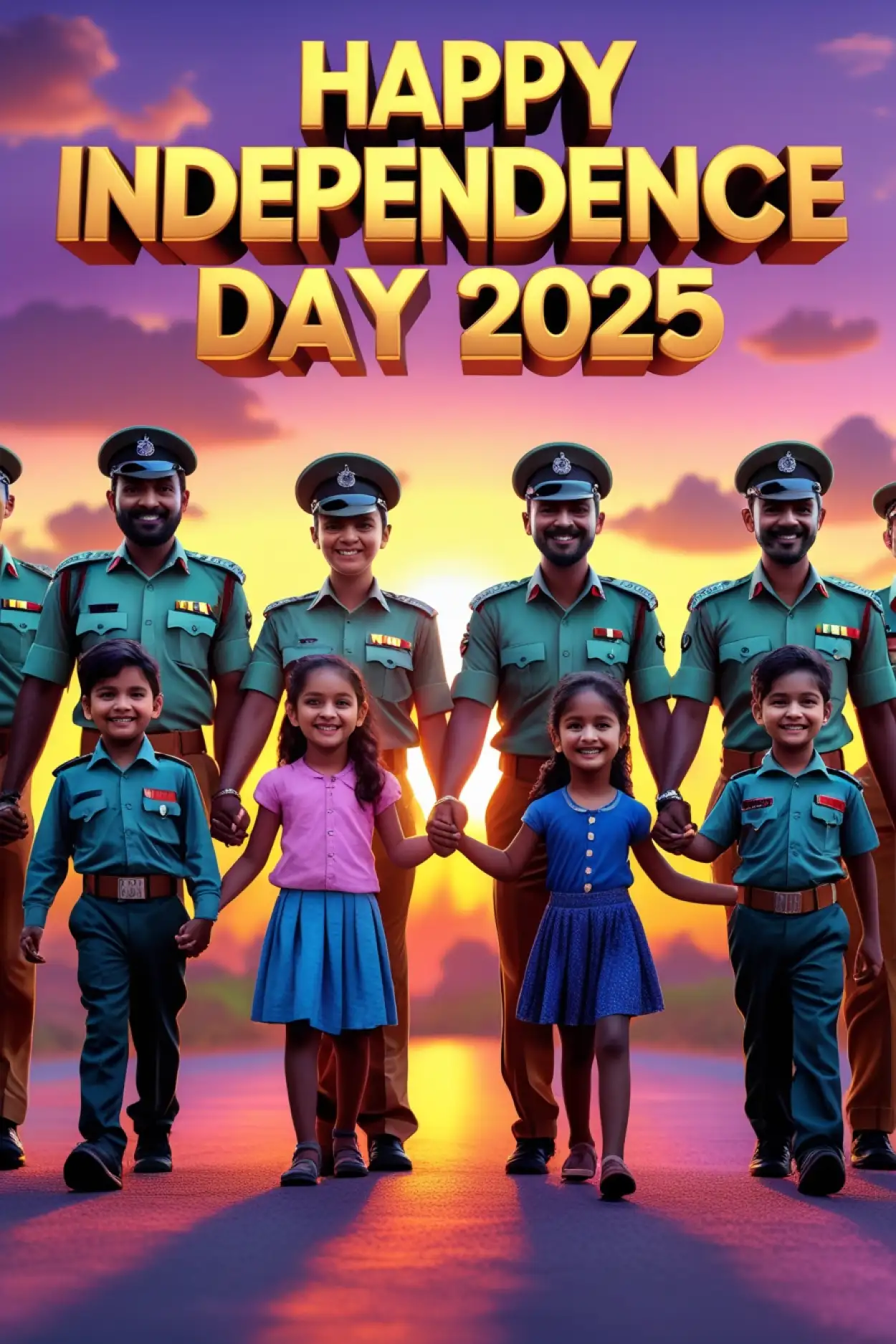 Free Download Happy Independence Day 2025 Greetings For Friends - High Quality Happy Independence Day 2025 Background