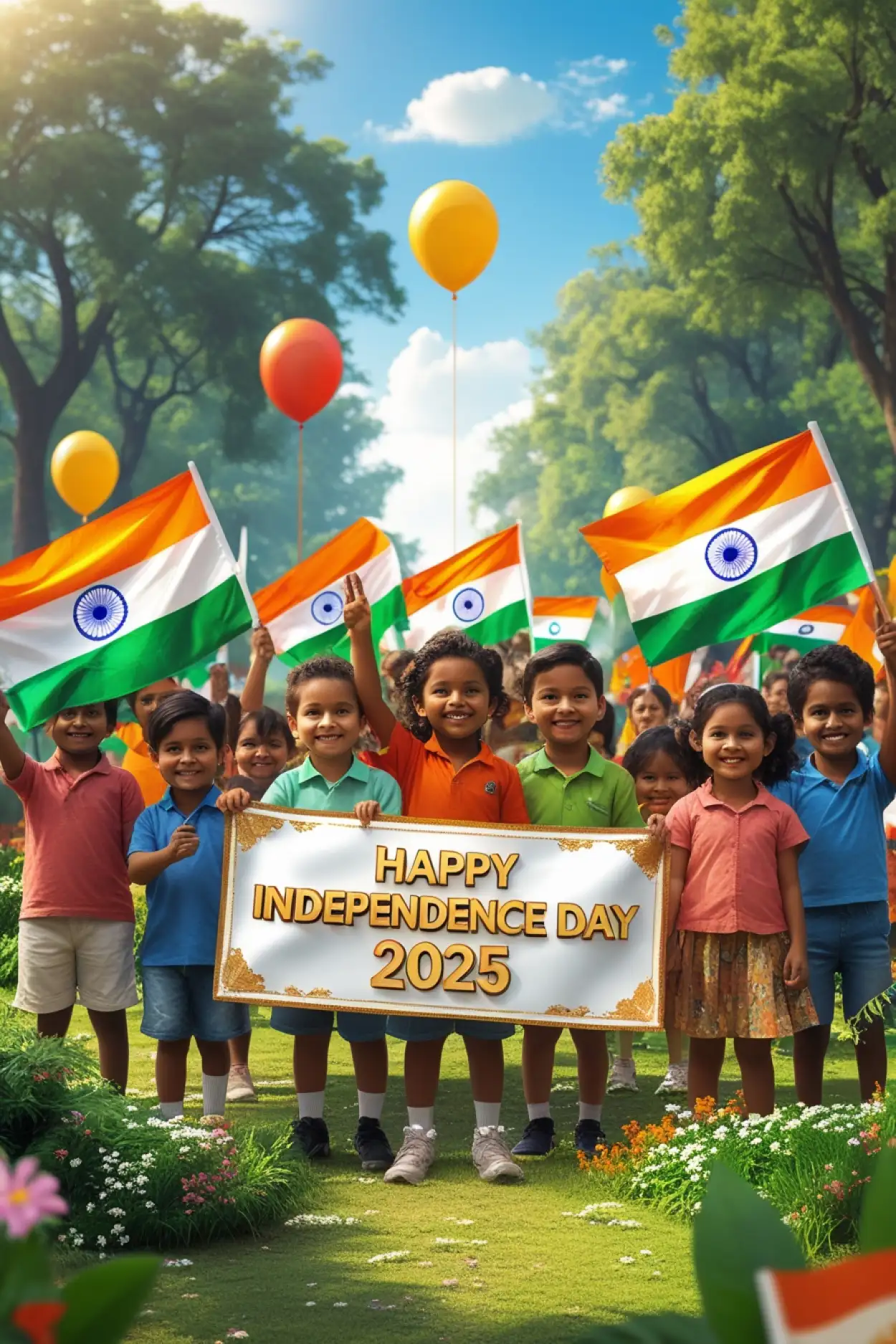 Free Download Happy Independence Day 2025 Parade Event Details - High Quality Happy Independence Day 2025 Background