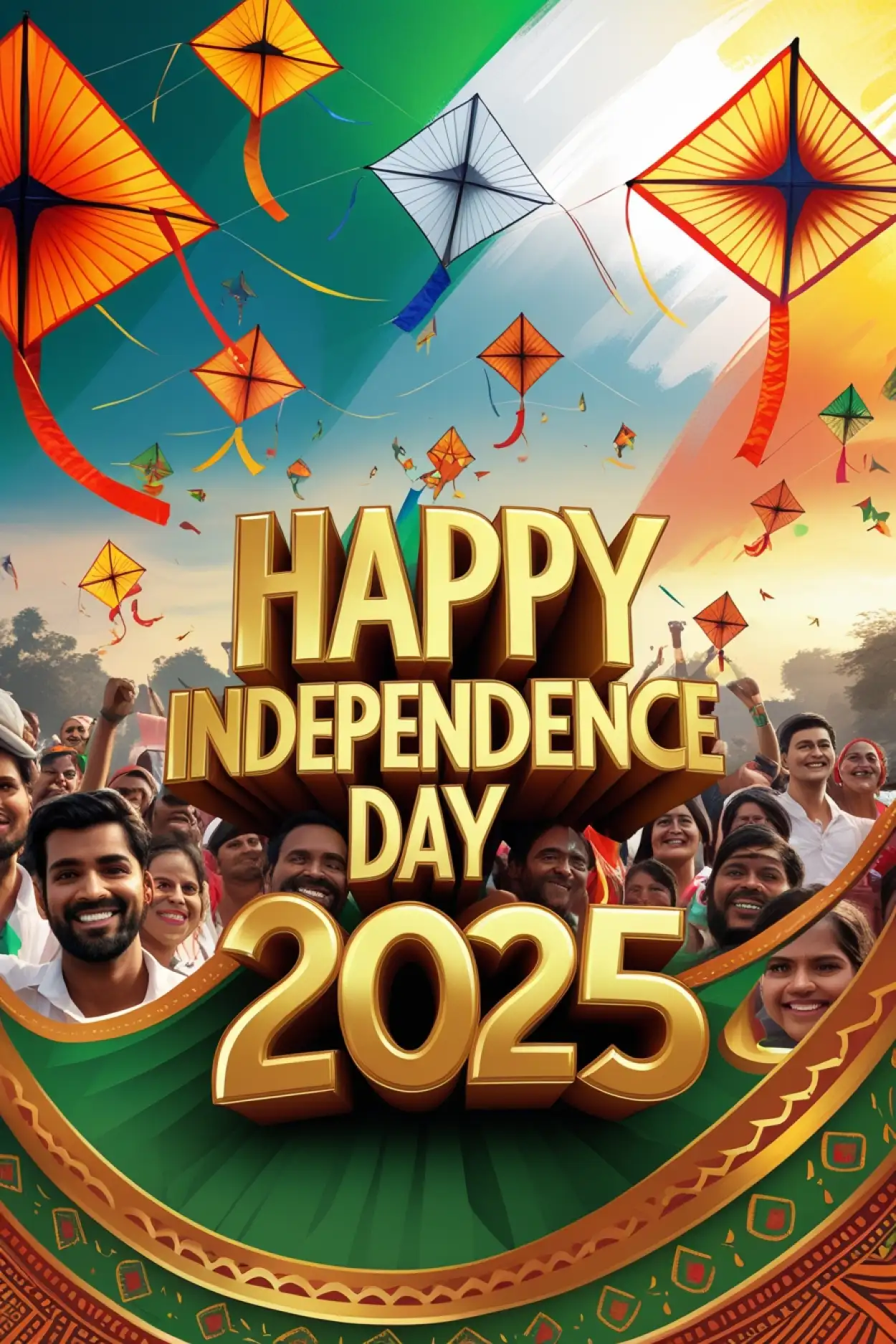 Free Download Happy Independence Day 2025 Speech For Students - High Quality Happy Independence Day 2025 Background