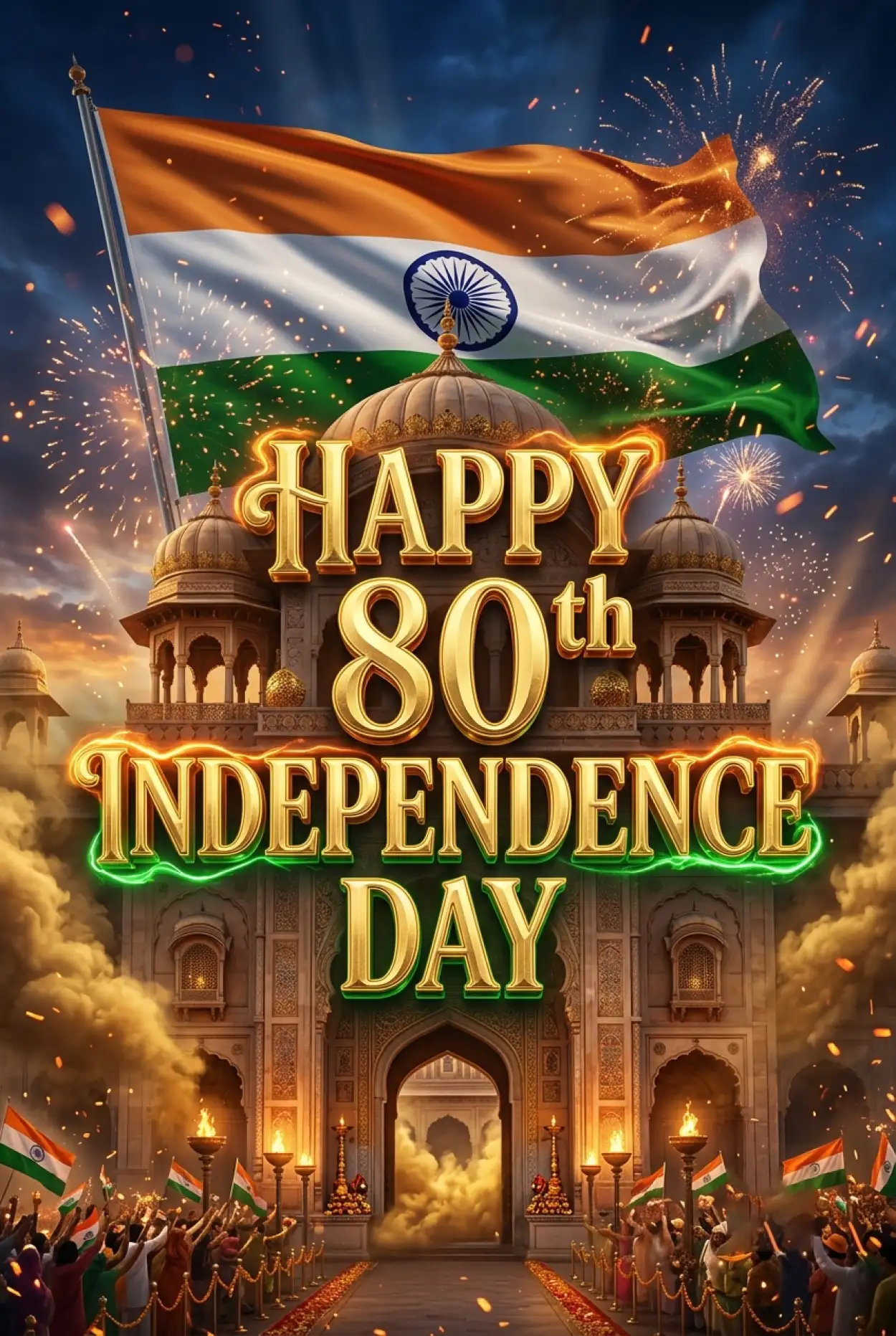 Free Download Happy Independence Day 2026 Beautiful Poster - High Quality Happy Independence Day 2026 Image