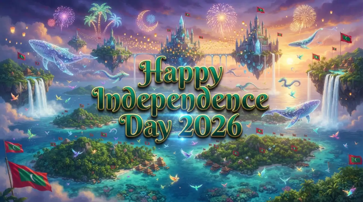 Free Download Happy Independence Day 2026 Maldives Twitter Banner - High Quality Maldives Independence Day 2026 Image