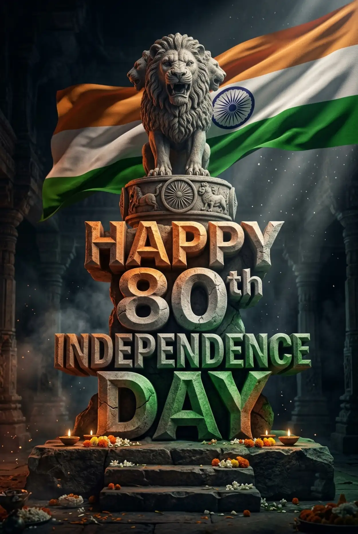 Free Download Happy Independence Day 2026 Poster - High Quality Happy Independence Day 2026 Image