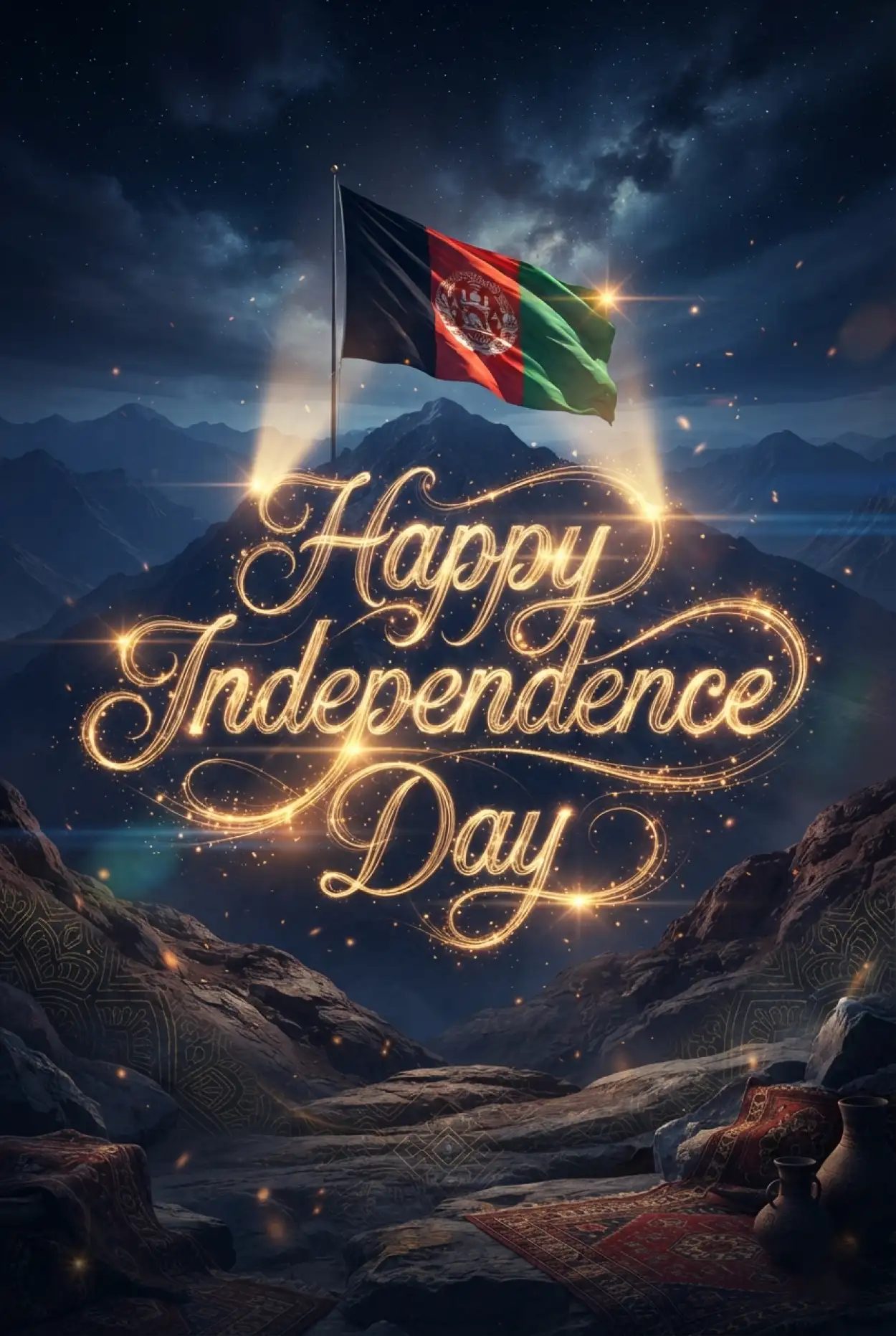Free Download Happy Independence Day Afghanistan Whatsapp Status - High Quality Afghan Independence Day 2026 Image