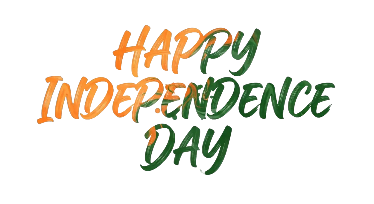 Free Download Happy Independence Day Creative Png - High Quality Happy Independence Day Png 2026 Transparent PNG