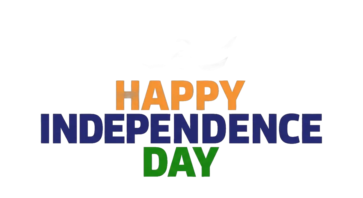 Free Download Happy Independence Day Design Png - High Quality Happy Independence Day Png 2026 Transparent PNG