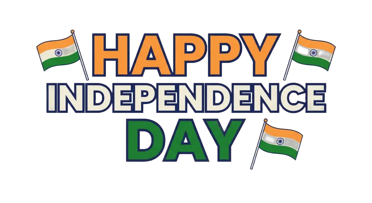Free Download Happy Independence Day Design Png - High Quality Happy Independence Day Png 2026 Transparent PNG