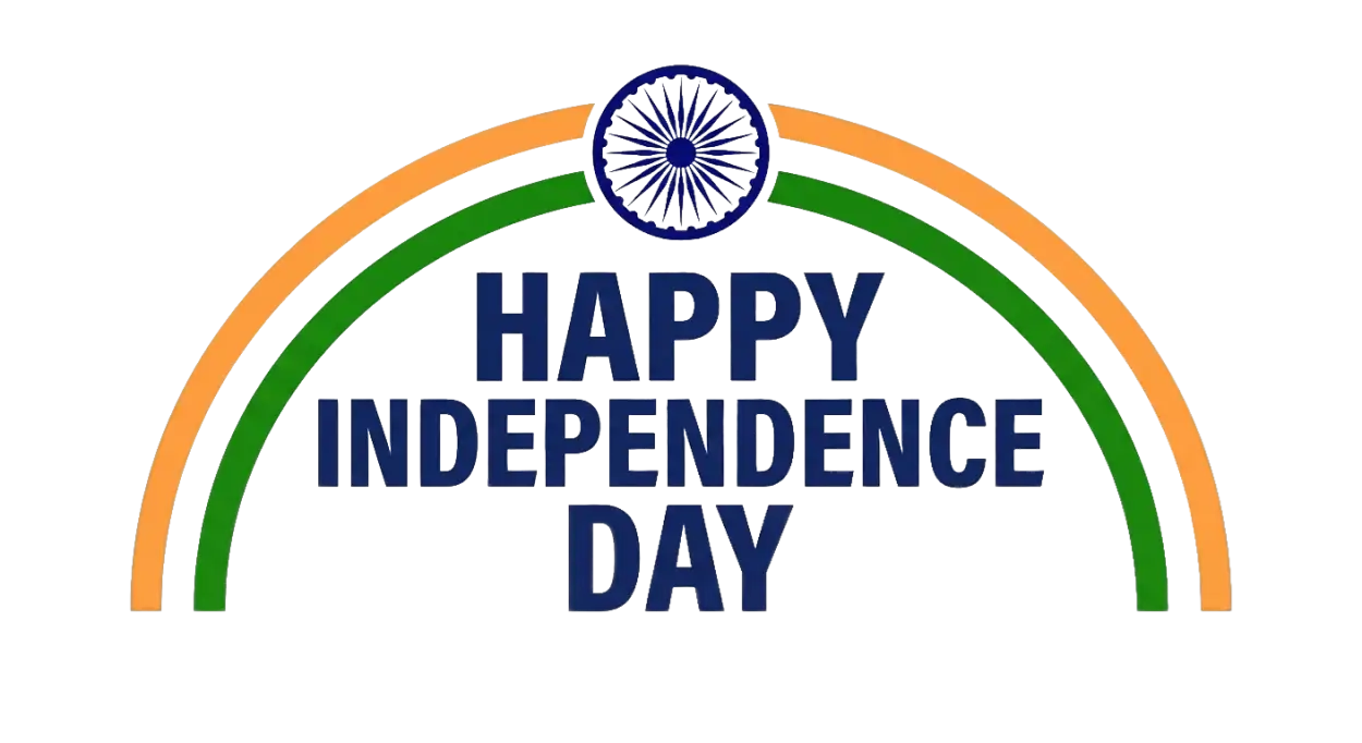 Free Download Happy Independence Day Greeting Png 2026 - High Quality Happy Independence Day Png 2026 Transparent PNG
