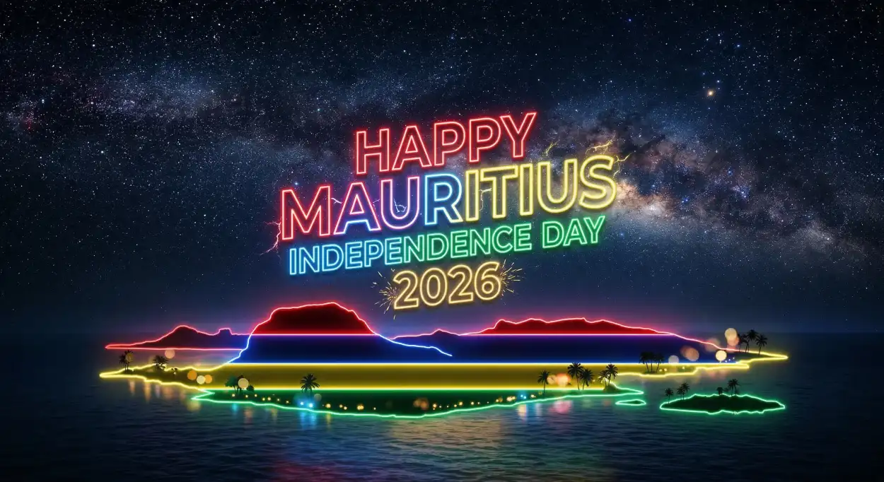 Free Download Happy Independence Day Mauritius 2026 Greeting Design - High Quality Happy Mauritius Independence Day 2026 Image