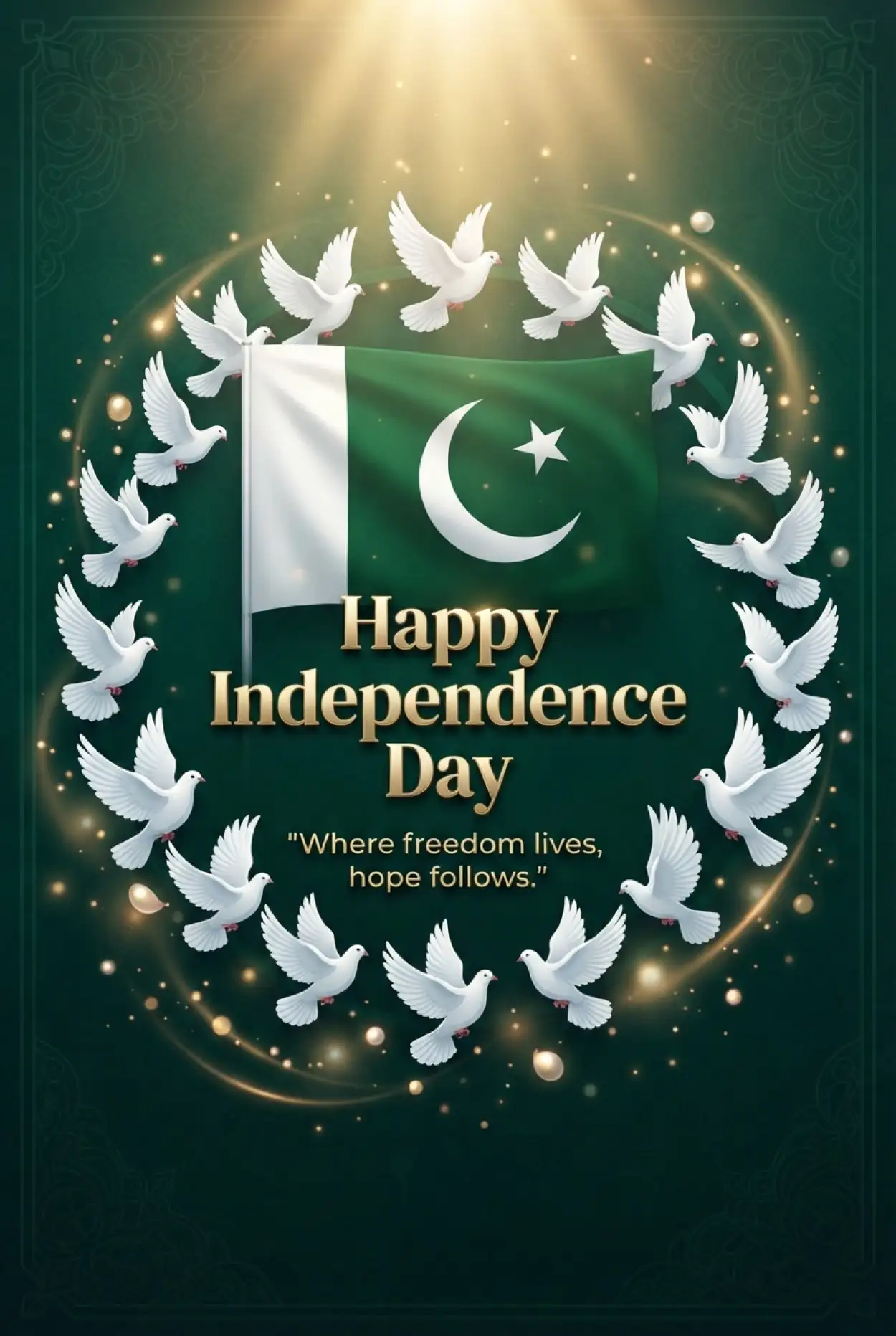 Free Download Happy Independence Day Pakistan Instagram Post - High Quality Pakistan Independence Day 2026 Image