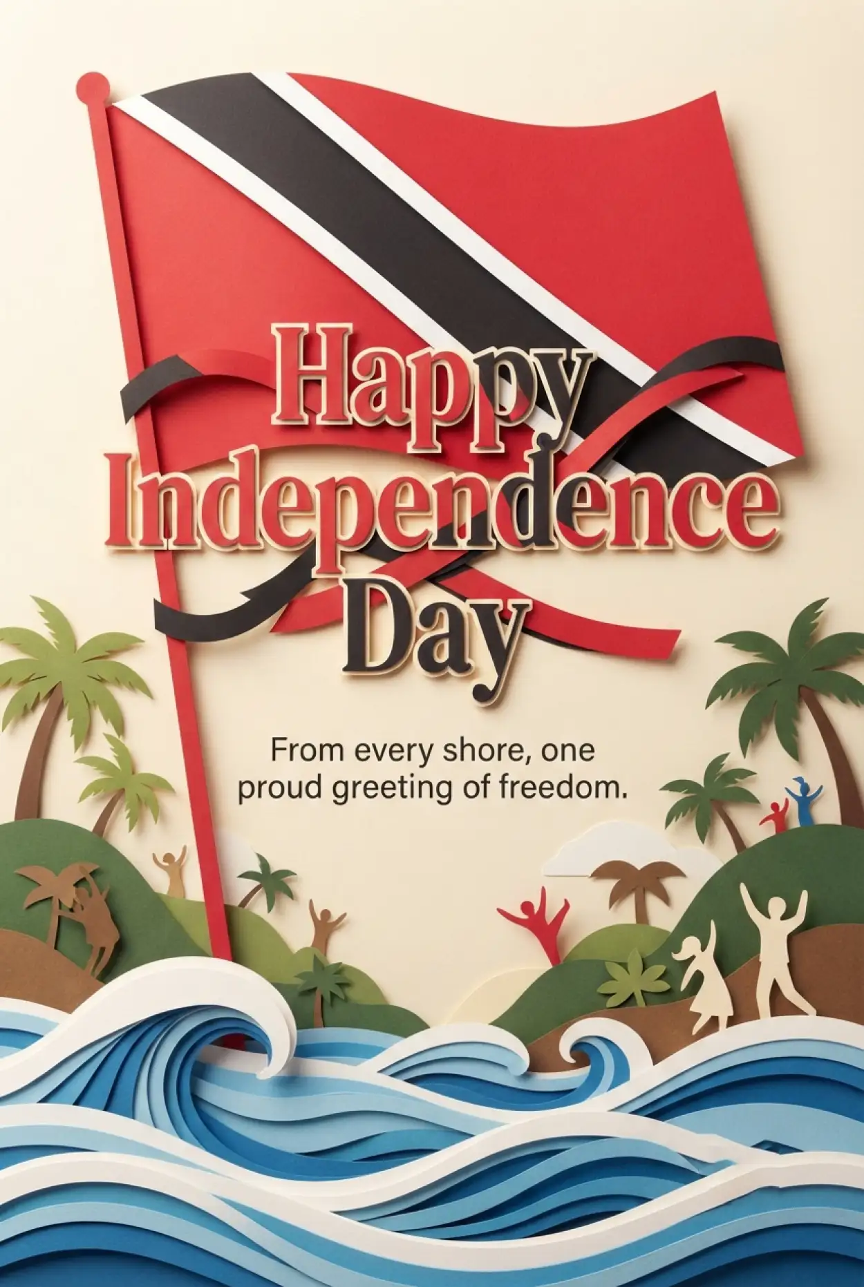 Free Download Happy Independence Day Trinidad And Tobago 2026 Greetings - High Quality Trinidad And Tobago Independence Day 2026 Image