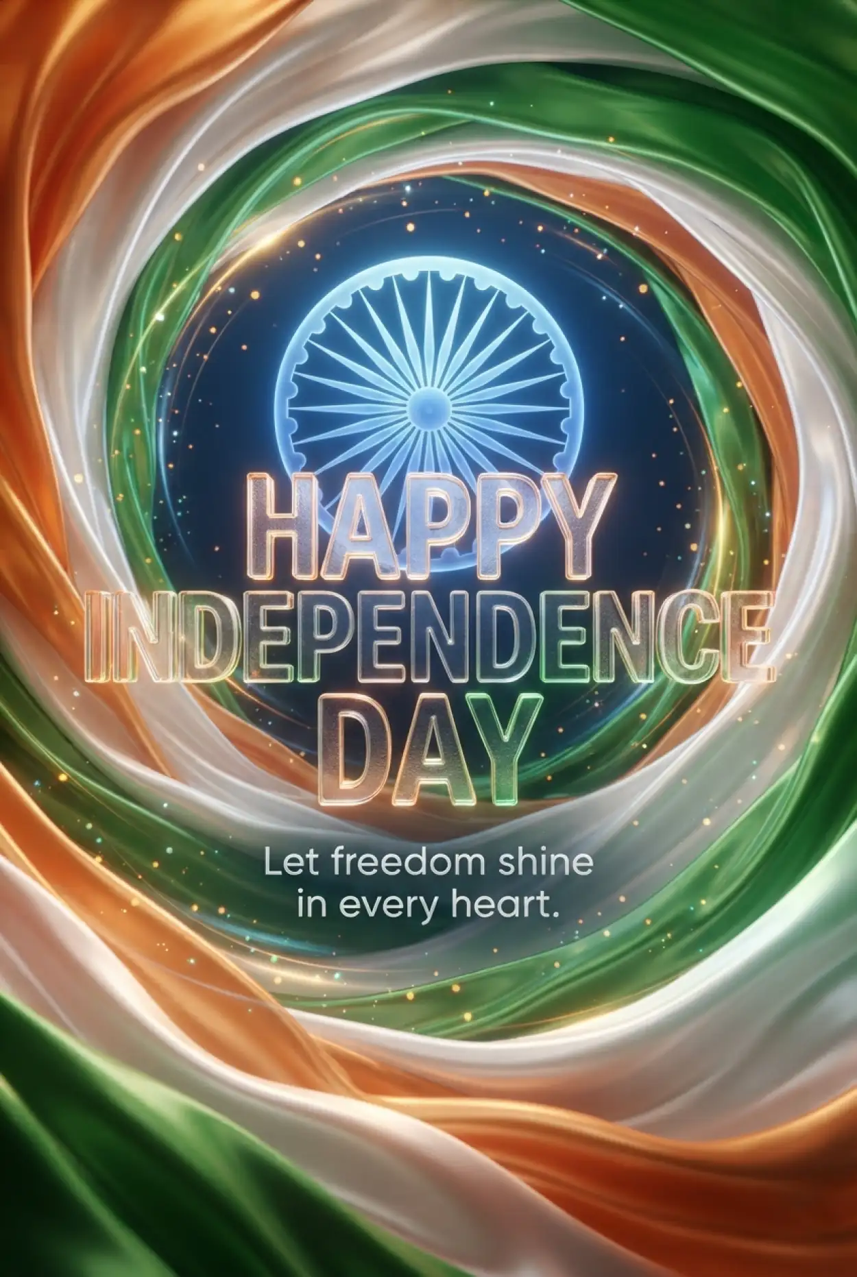 Free Download Happy Independence Day Wishes 2026 For Whatsapp Status - High Quality Indian Independence Day Wishes 2026 Image