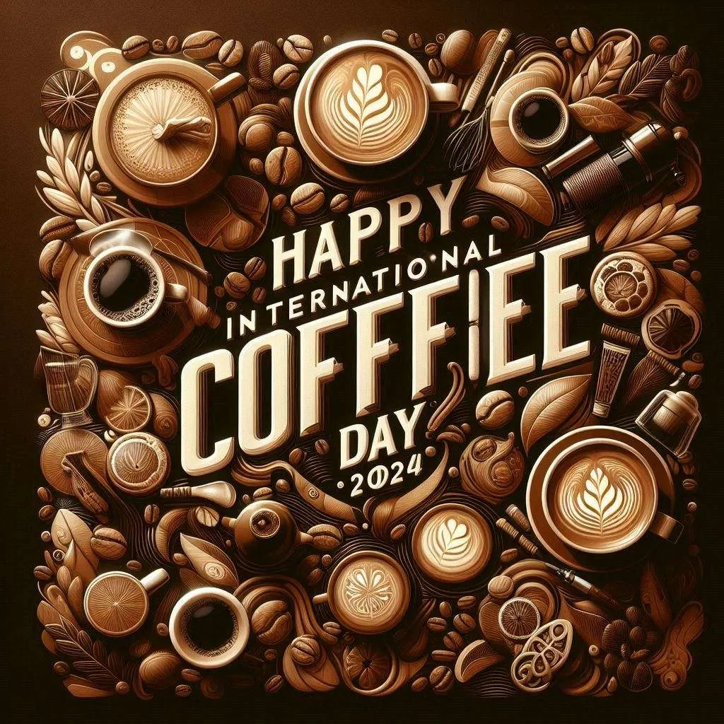 Happy International Coffee Day 2024 Infographics To Share - Royalty Free Happy International Coffee Day Image | Pngmagic Free Download Happy International Coffee Day 2024 Infographics To Share - High Quality Happy International Coffee Day Background