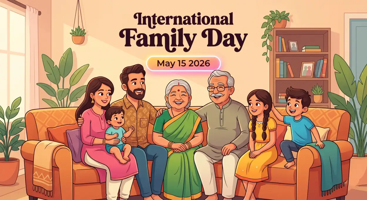 Free Download Happy International Family Day 2026 - High Quality International Family Day 2026 Wishes Image