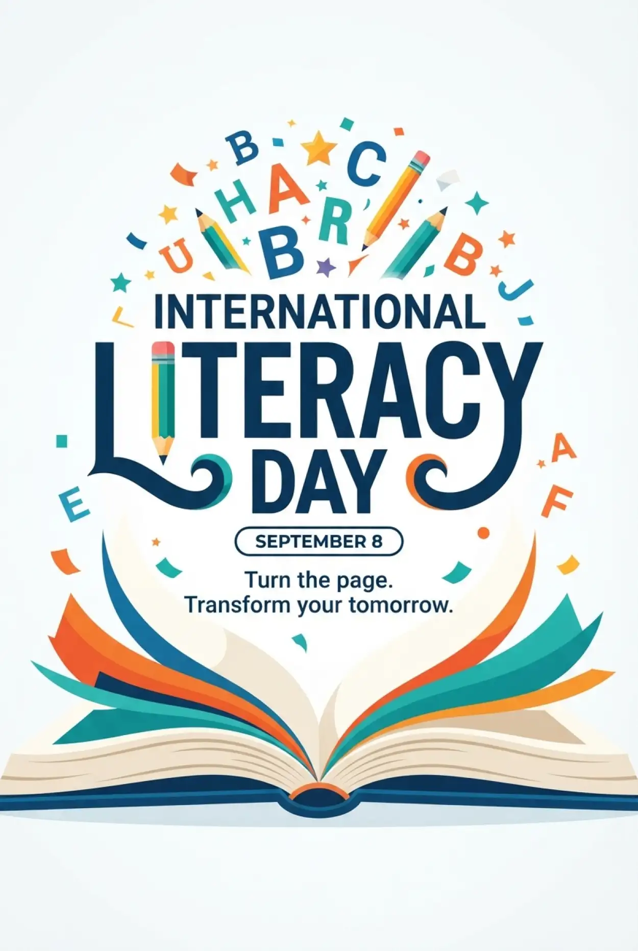 Free Download Happy International Literacy Day Wishes - High Quality International Literacy Day Image