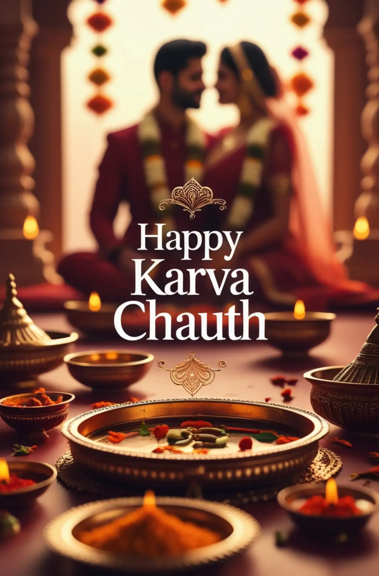 Free Download Happy Karva Chauth Couple Goal Photography - High Quality Happy Karva Chauth Image