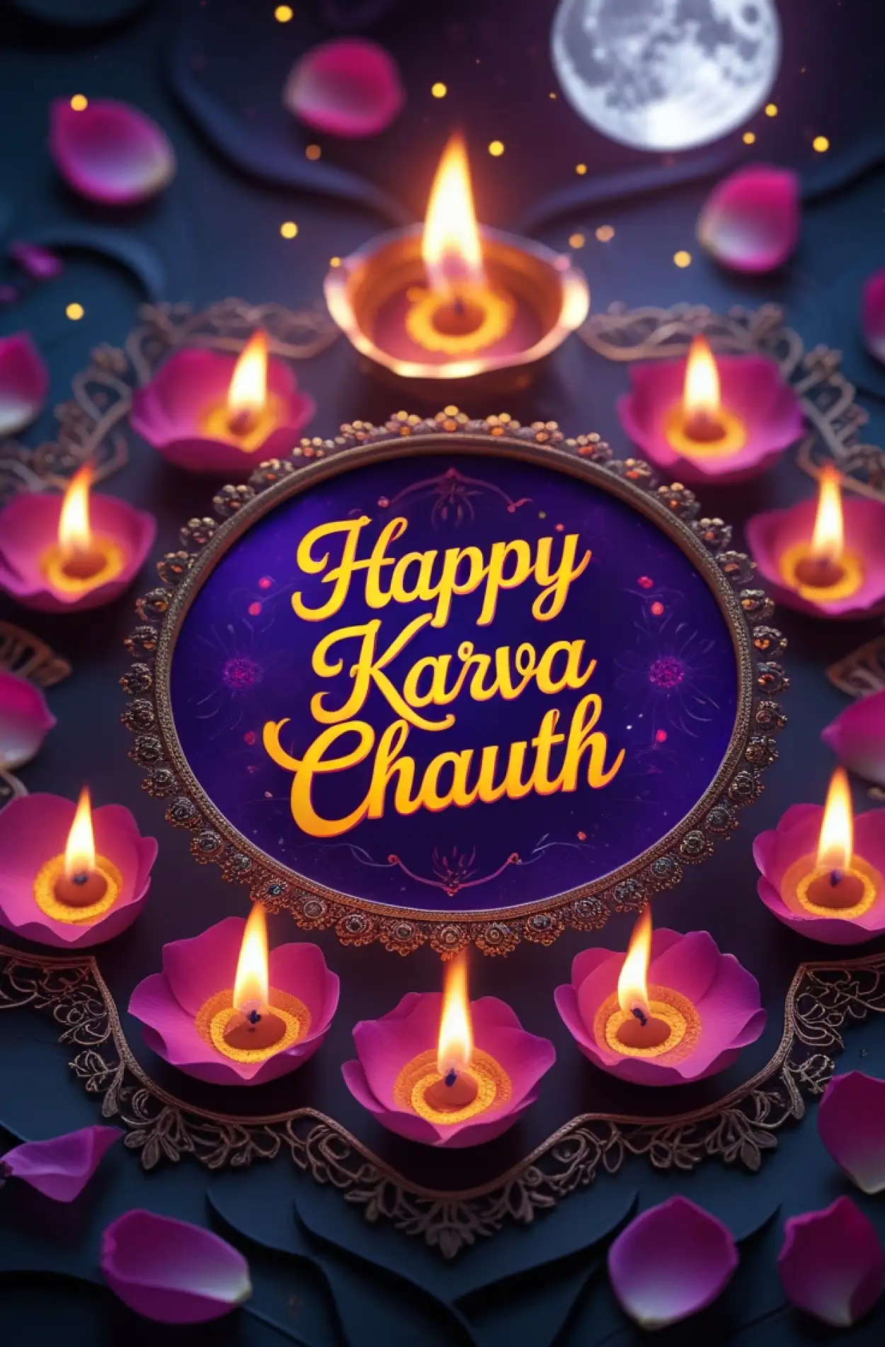 Free Download Happy Karva Chauth Story Design For Whatsapp - High Quality Happy Karva Chauth Image