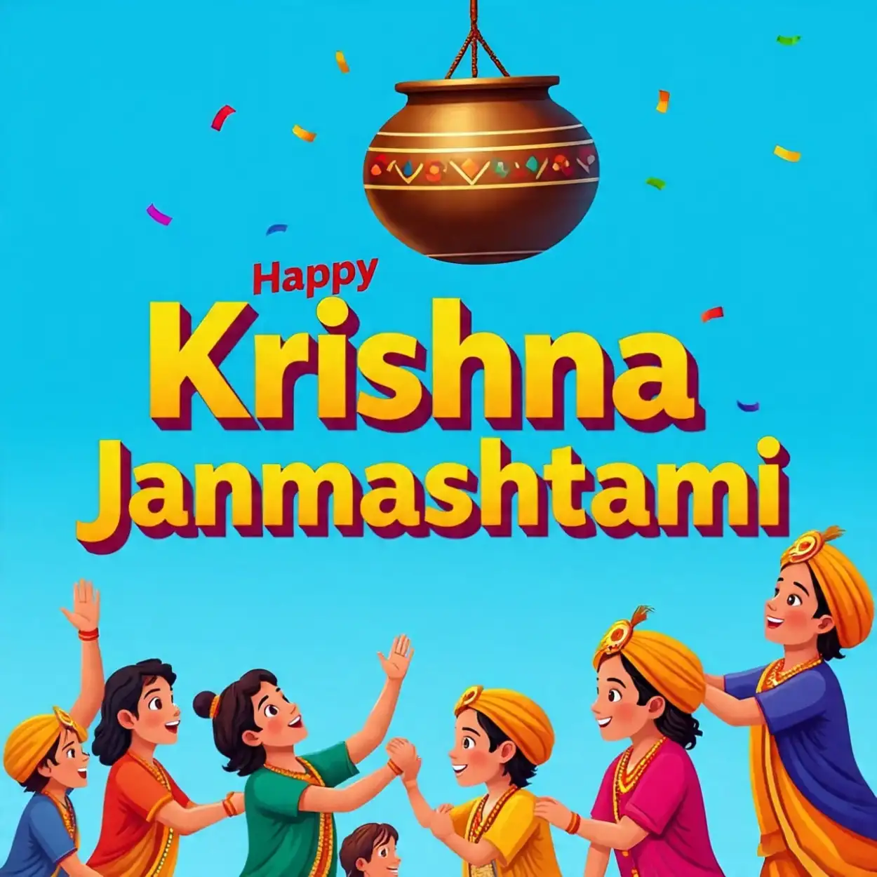 Free Download Happy Krishna Janmashtami 2025 Bhajan Video Download - High Quality Happy Krishna Janmashtami 2025 Background