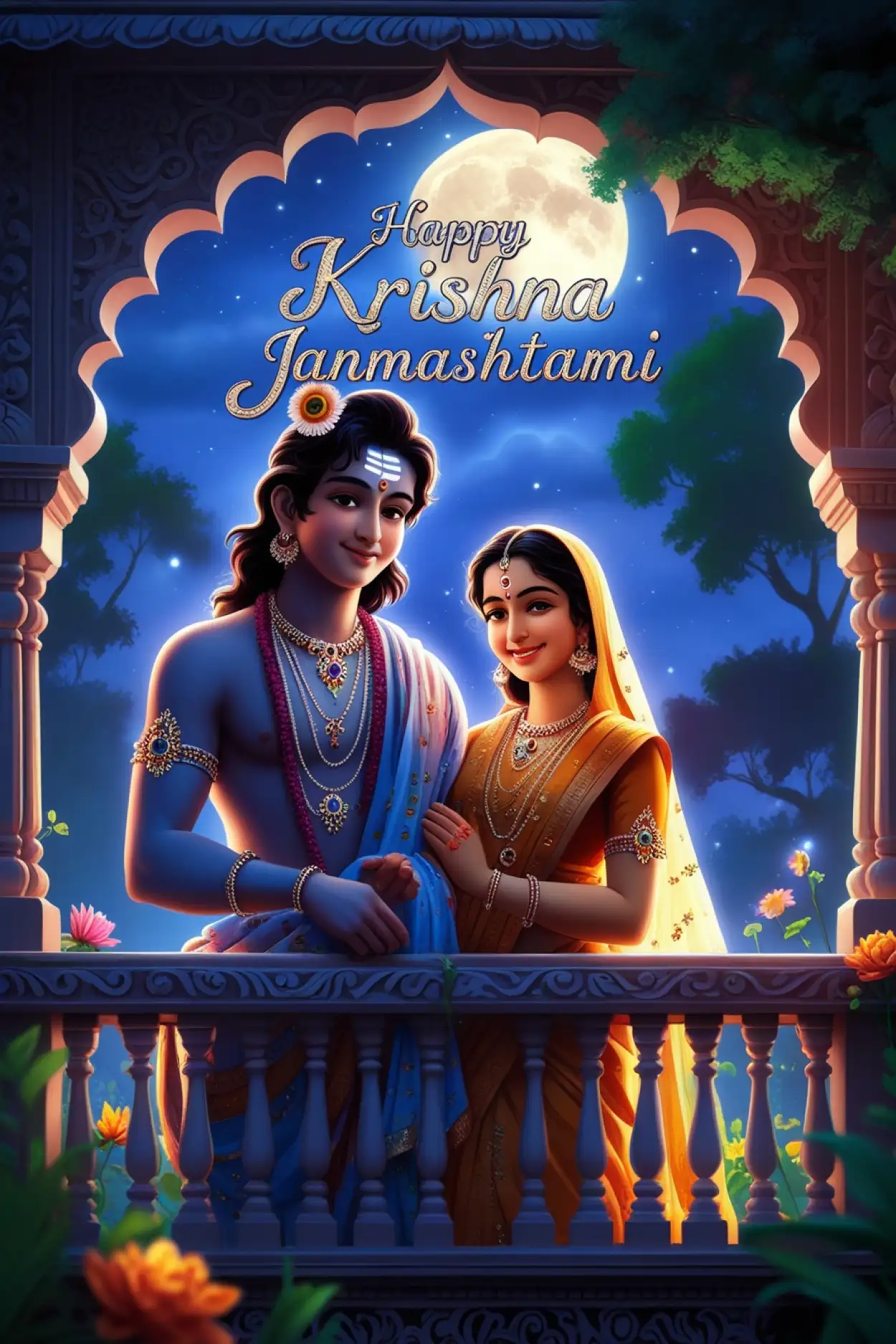 Free Download Happy Krishna Janmashtami 2025 Celebration Ideas - High Quality Happy Krishna Janmashtami 2025 Background