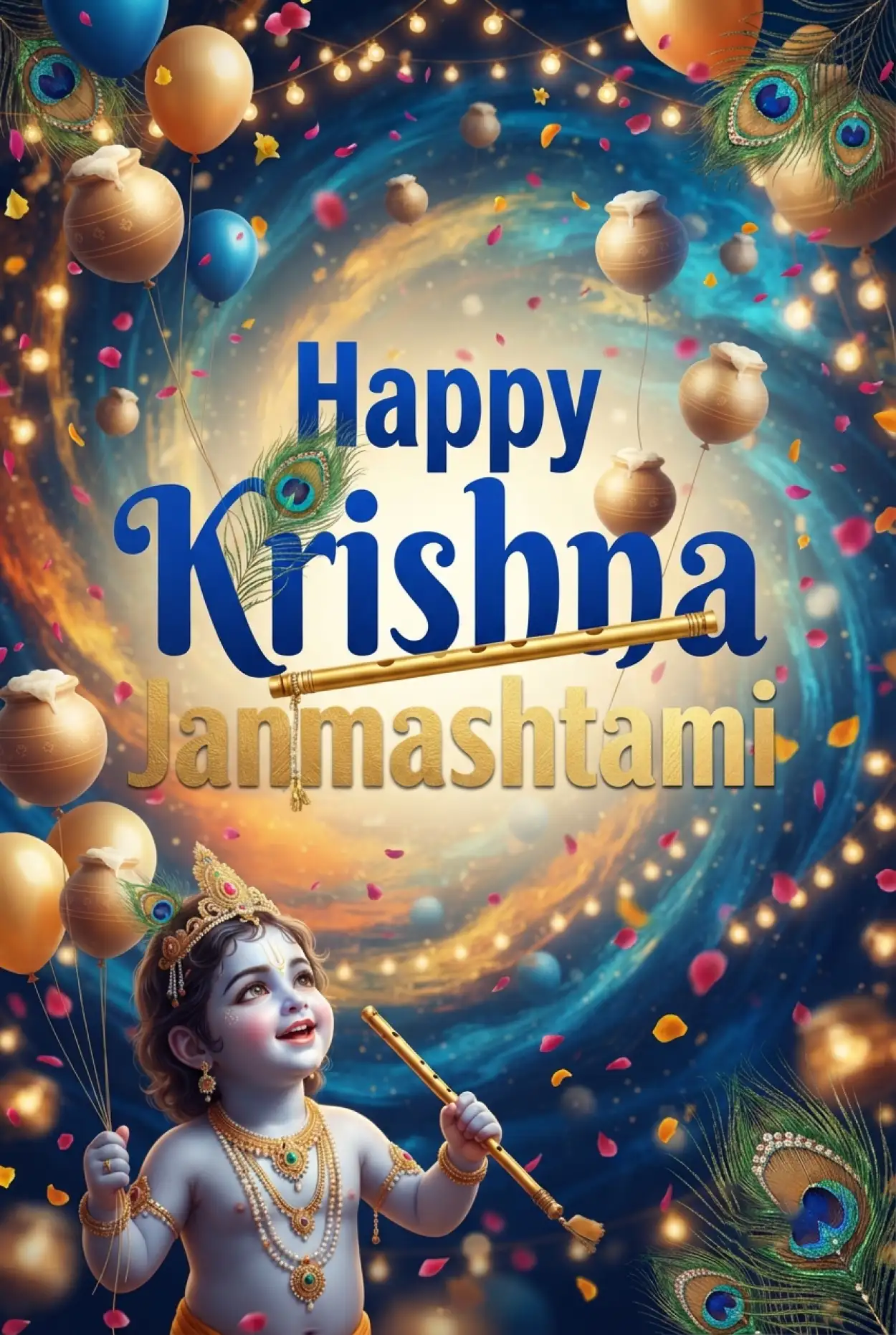 Free Download Happy Krishna Janmashtami 2026 Bal Krishna Images - High Quality Happy Krishna Janmashtami 2026 Image
