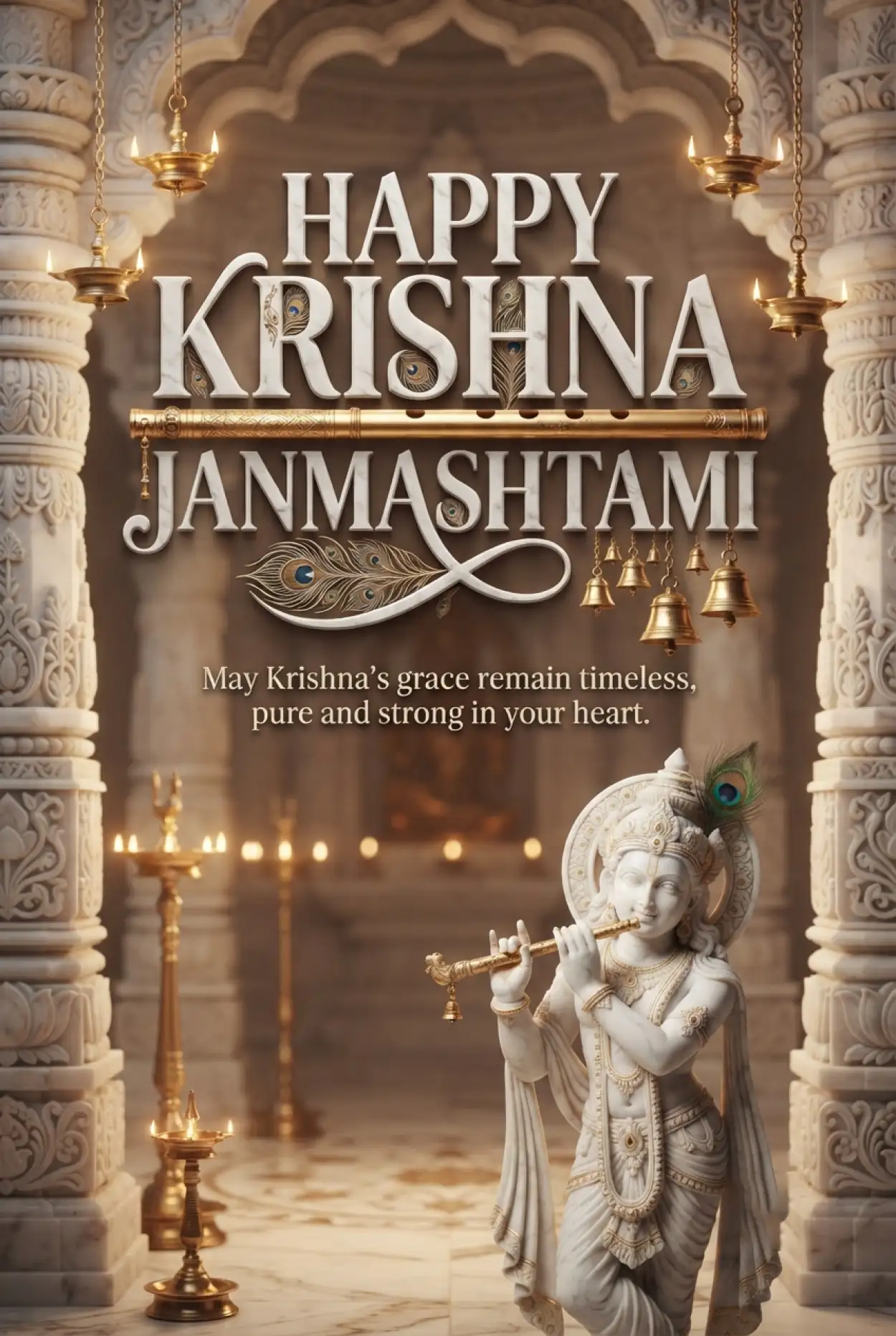 Free Download Happy Krishna Janmashtami 2026 Beautiful Images - High Quality Happy Krishna Janmashtami 2026 Image