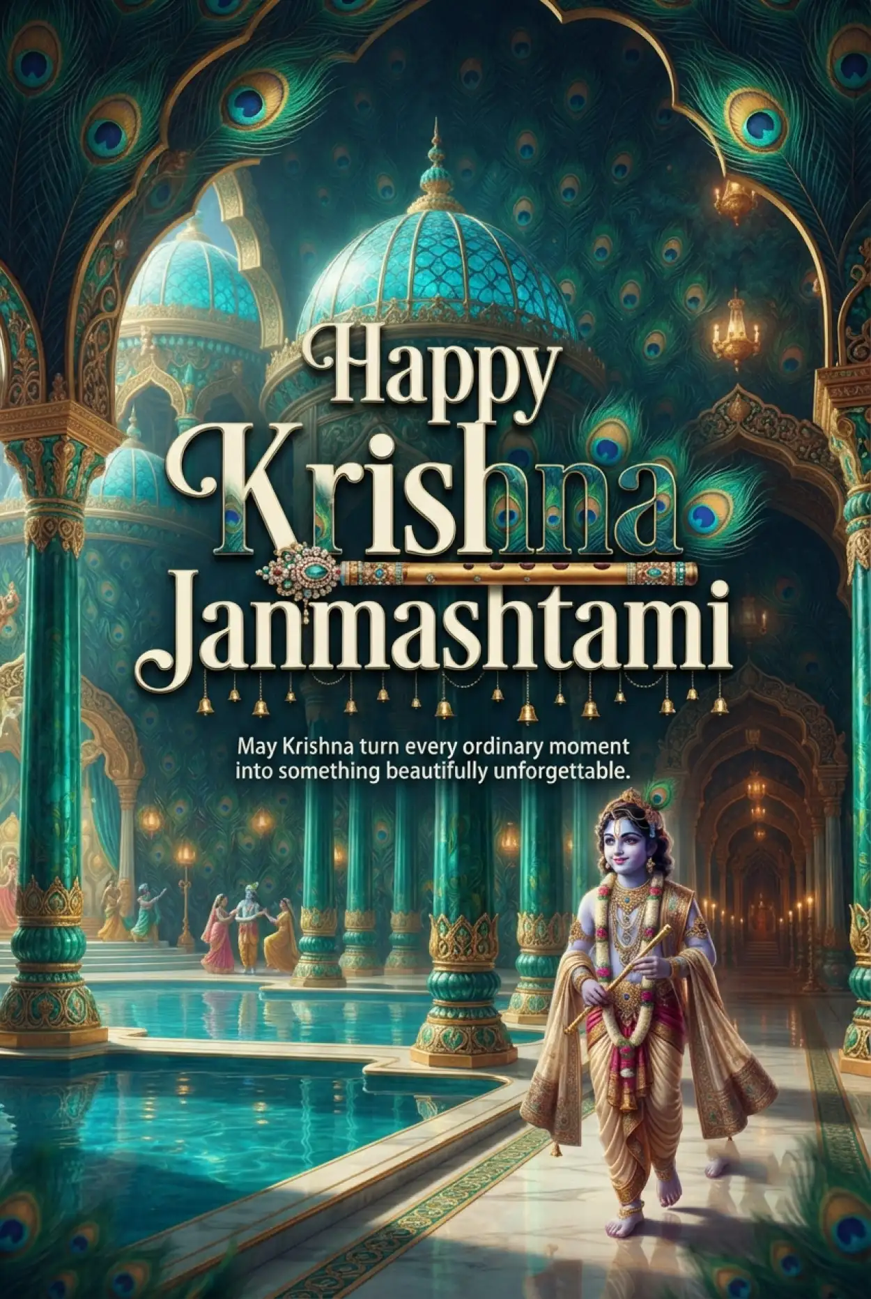 Free Download Happy Krishna Janmashtami 2026 Instagram Captions - High Quality Happy Krishna Janmashtami 2026 Image