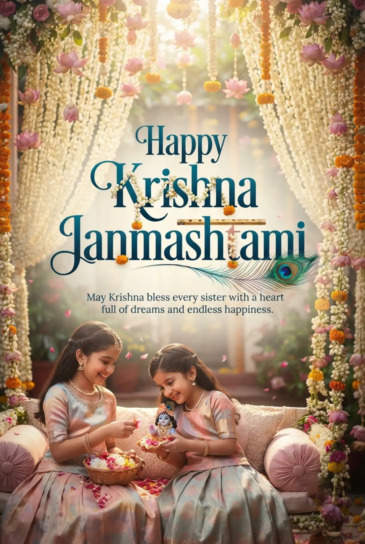 Free Download Happy Krishna Janmashtami 2026 Radha Krishna Images - High Quality Happy Krishna Janmashtami 2026 Image