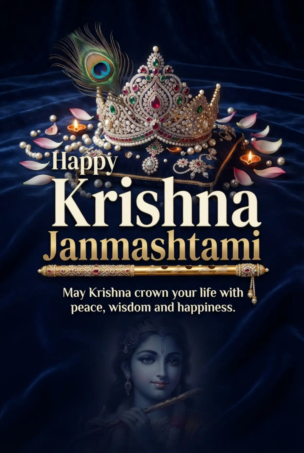 Free Download Happy Krishna Janmashtami 2026 Shri Krishna Images - High Quality Happy Krishna Janmashtami 2026 Image