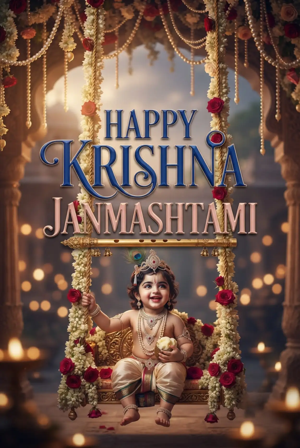 Free Download Happy Krishna Janmashtami 2026 Social Media Images - High Quality Happy Krishna Janmashtami 2026 Image