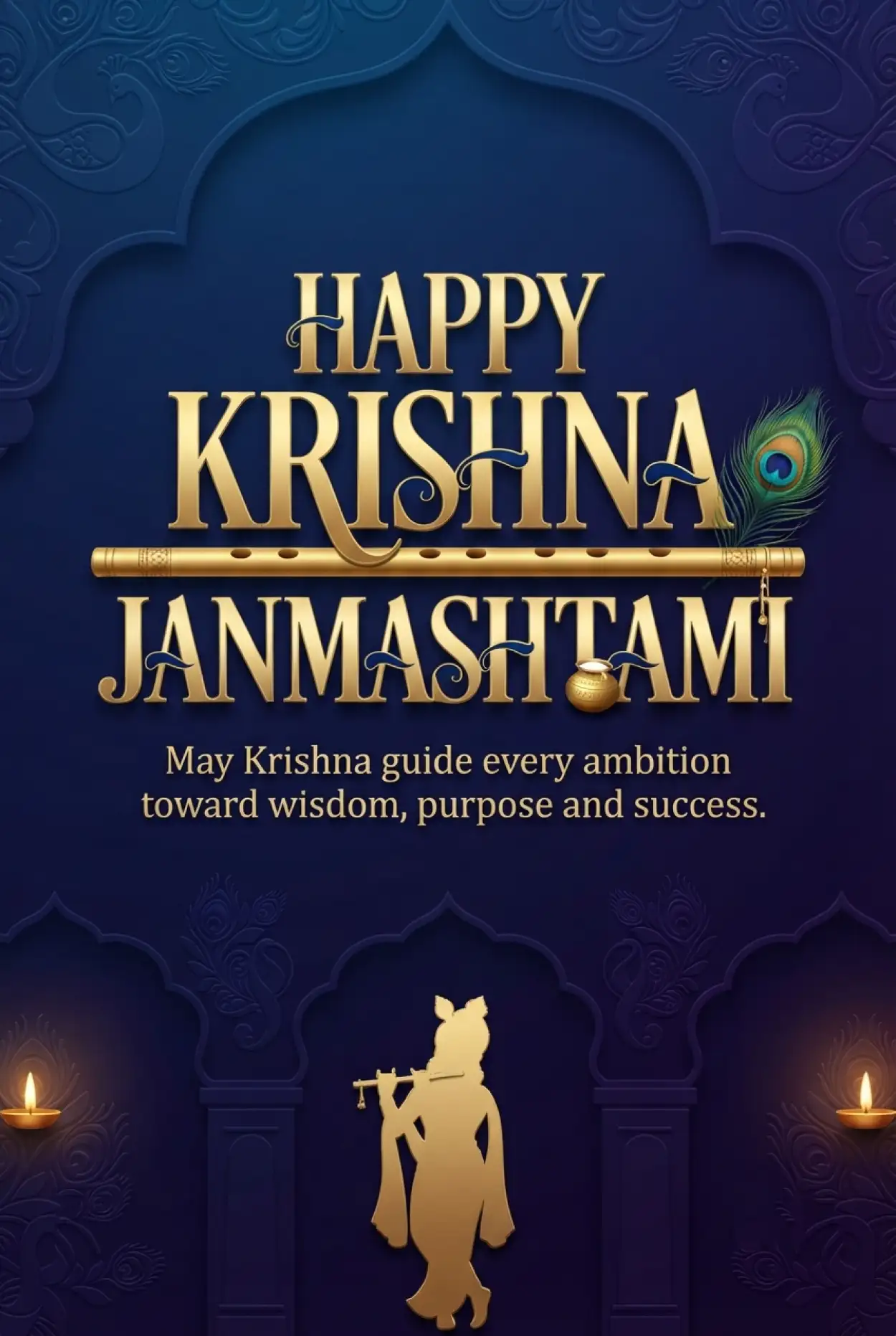 Free Download Happy Krishna Janmashtami 2026 Status - High Quality Happy Krishna Janmashtami 2026 Image