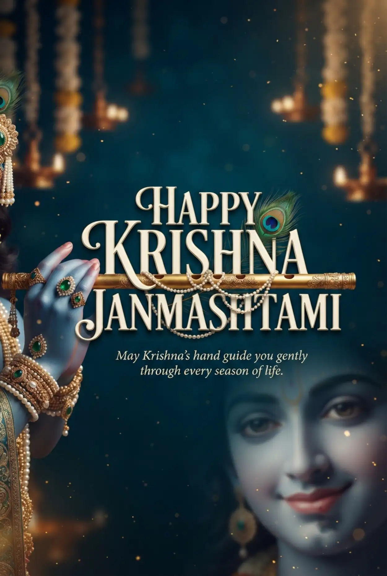 Free Download Happy Krishna Janmashtami 2026 Trending Social Media Images - High Quality Happy Krishna Janmashtami 2026 Image