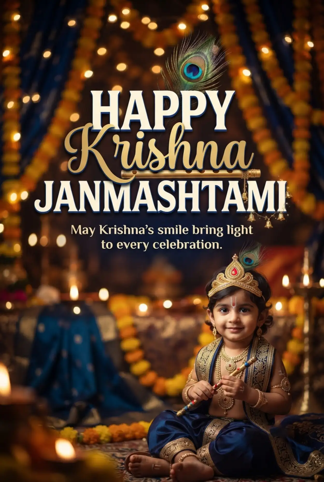 Free Download Happy Krishna Janmashtami 2026 Viral Facebook Images - High Quality Happy Krishna Janmashtami 2026 Image