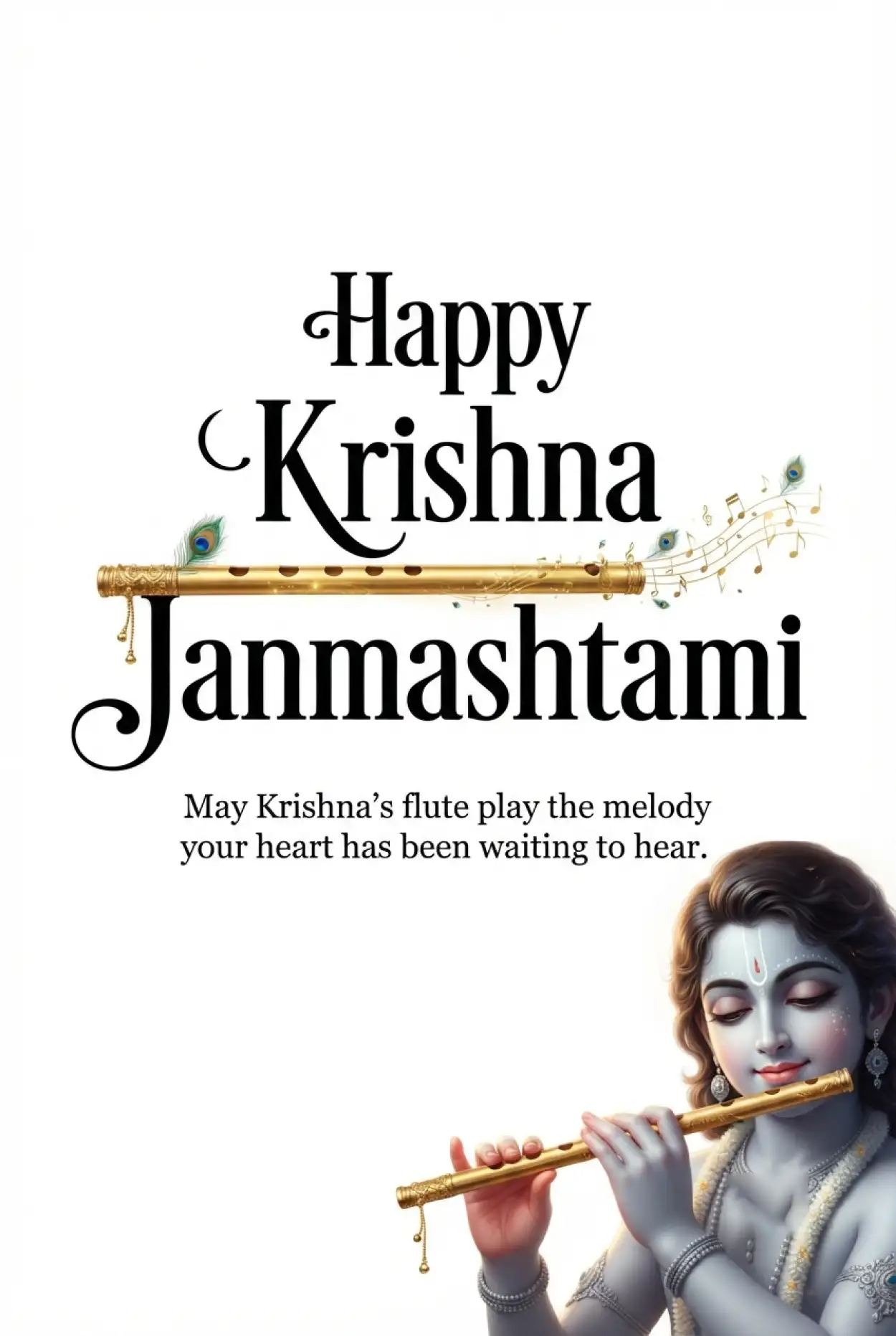 Free Download Happy Krishna Janmashtami 2026 Wishes And Greetings - High Quality Happy Krishna Janmashtami 2026 Image