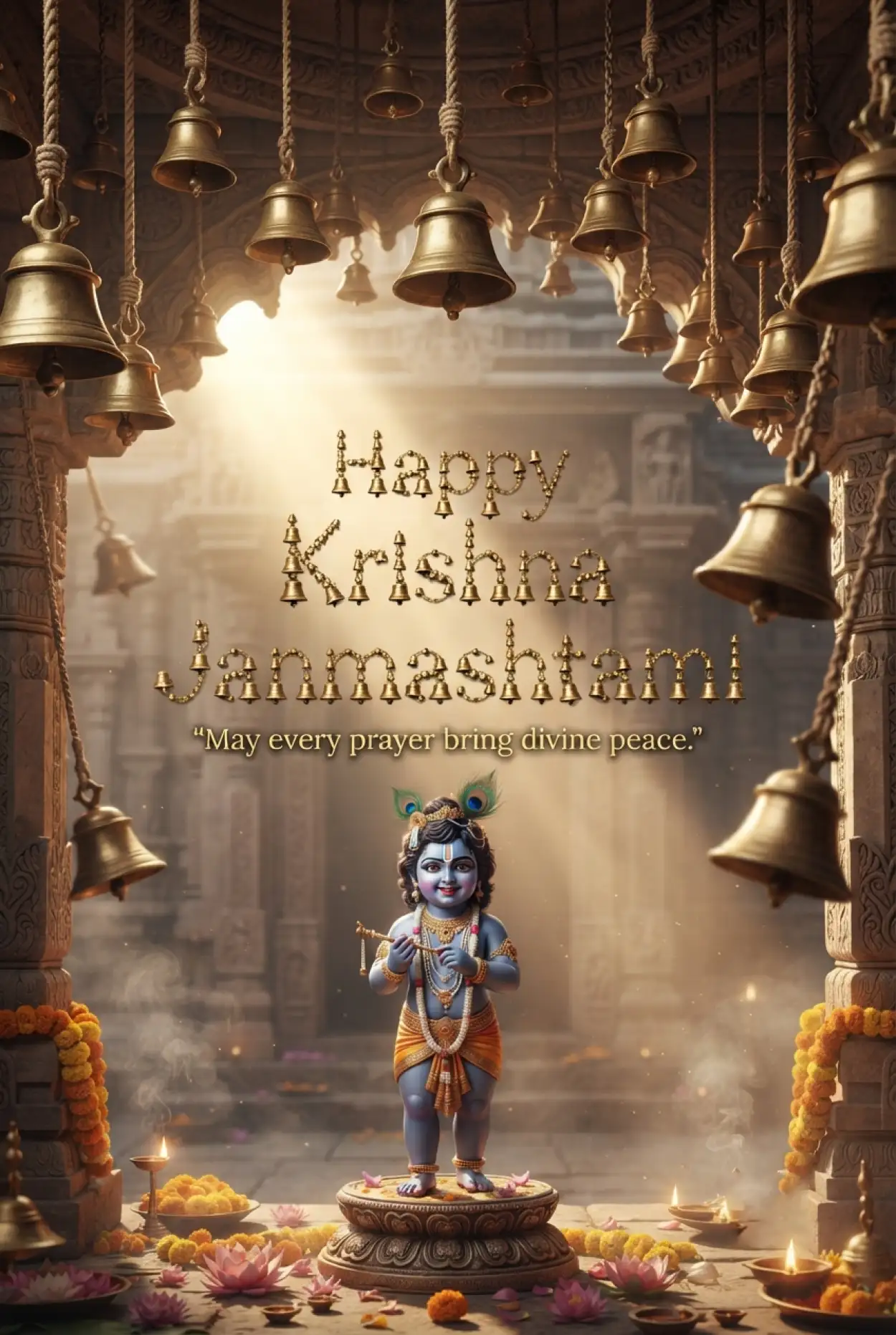 Free Download Happy Krishna Janmashtami Greetings For Facebook - High Quality Happy Krishna Janmashtami Greetings Image