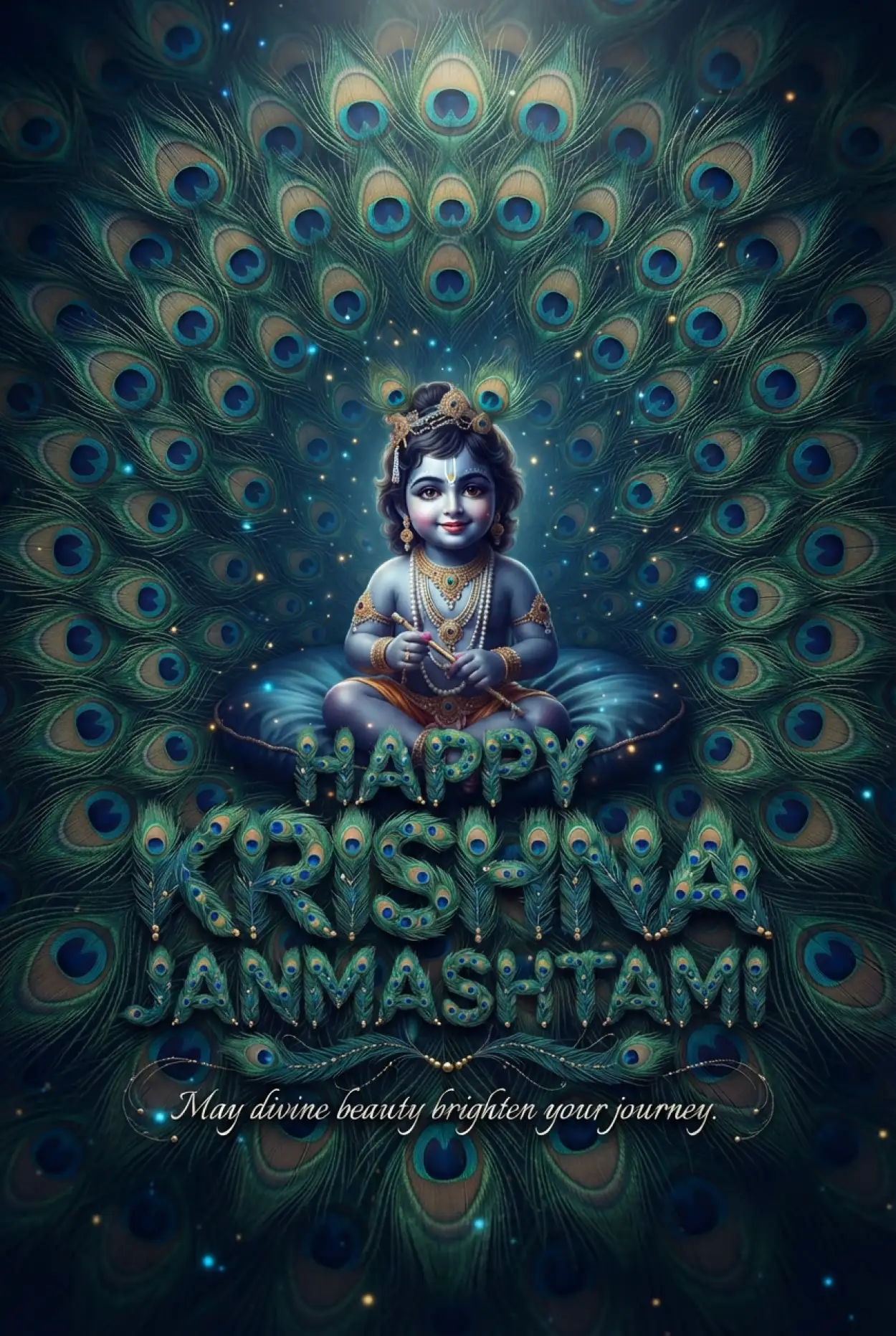 Free Download Happy Krishna Janmashtami Greetings For Relatives - High Quality Happy Krishna Janmashtami Greetings Image