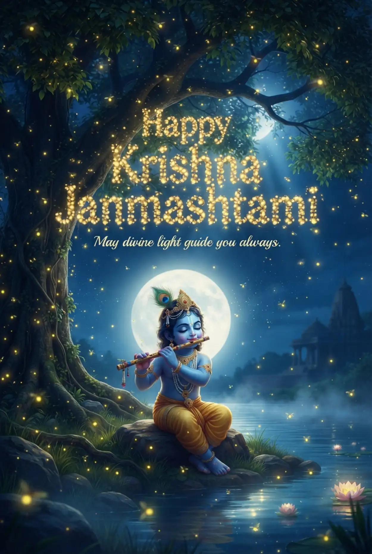Free Download Happy Krishna Janmashtami Greetings For Sister - High Quality Happy Krishna Janmashtami Greetings Image