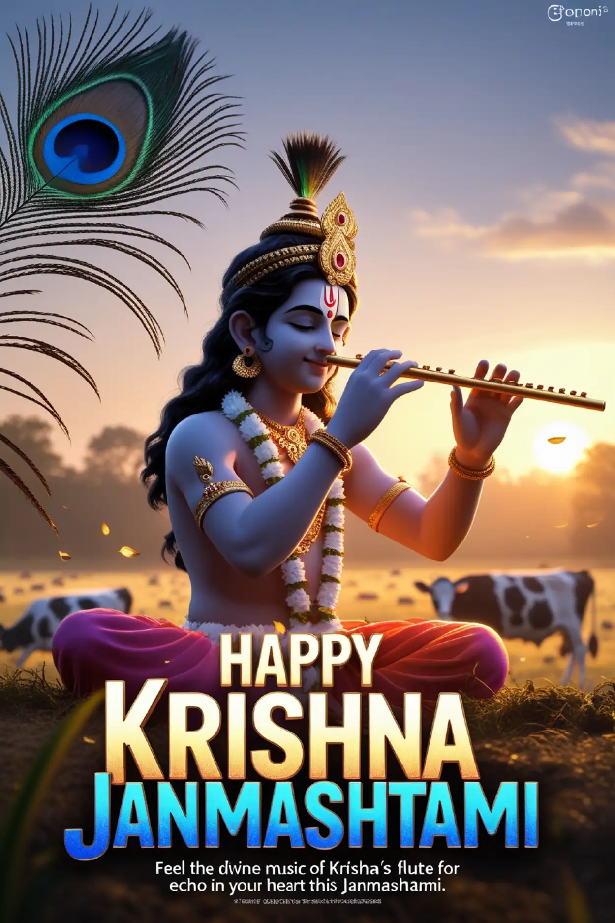 Free Download Happy Krishna Janmashtami Greetings With Photos - High Quality Happy Krishna Janmashtami Image