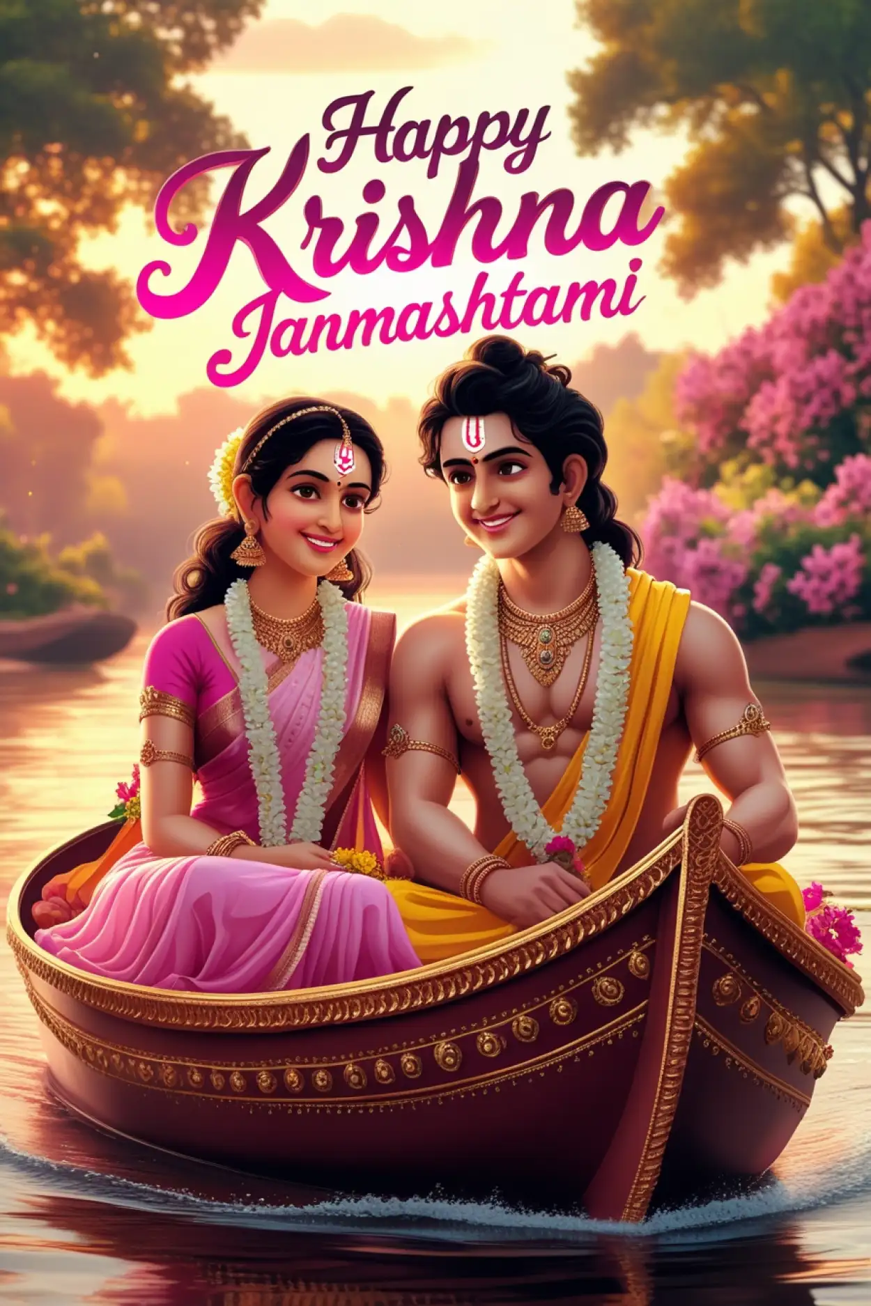 Happy Krishna Janmashtami Krishna Standing With Cow - Royalty Free Happy Krishna Janmashtami Image | Pngmagic Free Download Happy Krishna Janmashtami Krishna Standing With Cow - High Quality Happy Krishna Janmashtami Background