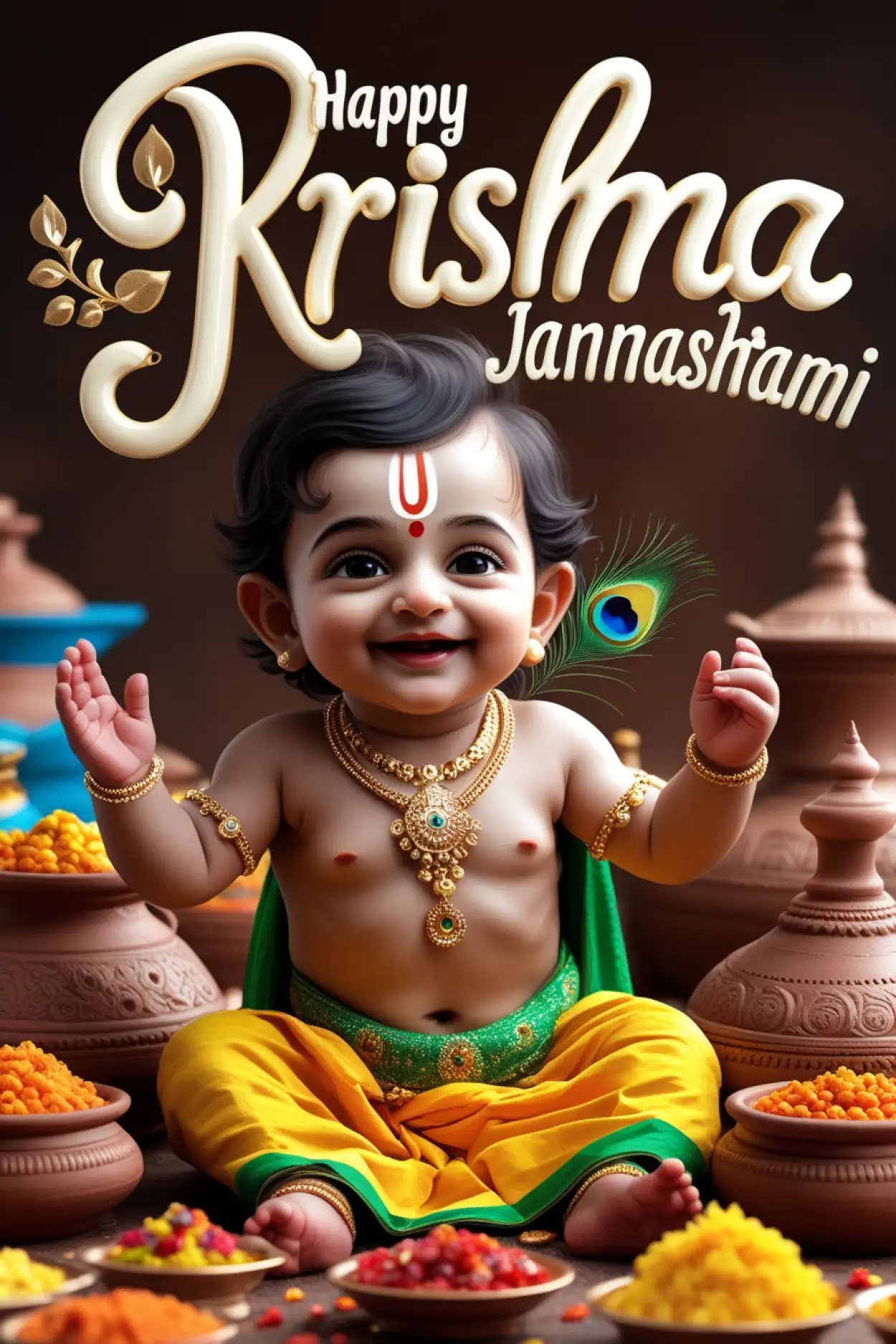 Happy Krishna Janmashtami Quotes With Krishna Image - Royalty Free Happy Krishna Janmashtami Image | Pngmagic Free Download Happy Krishna Janmashtami Quotes With Krishna Image - High Quality Happy Krishna Janmashtami Background