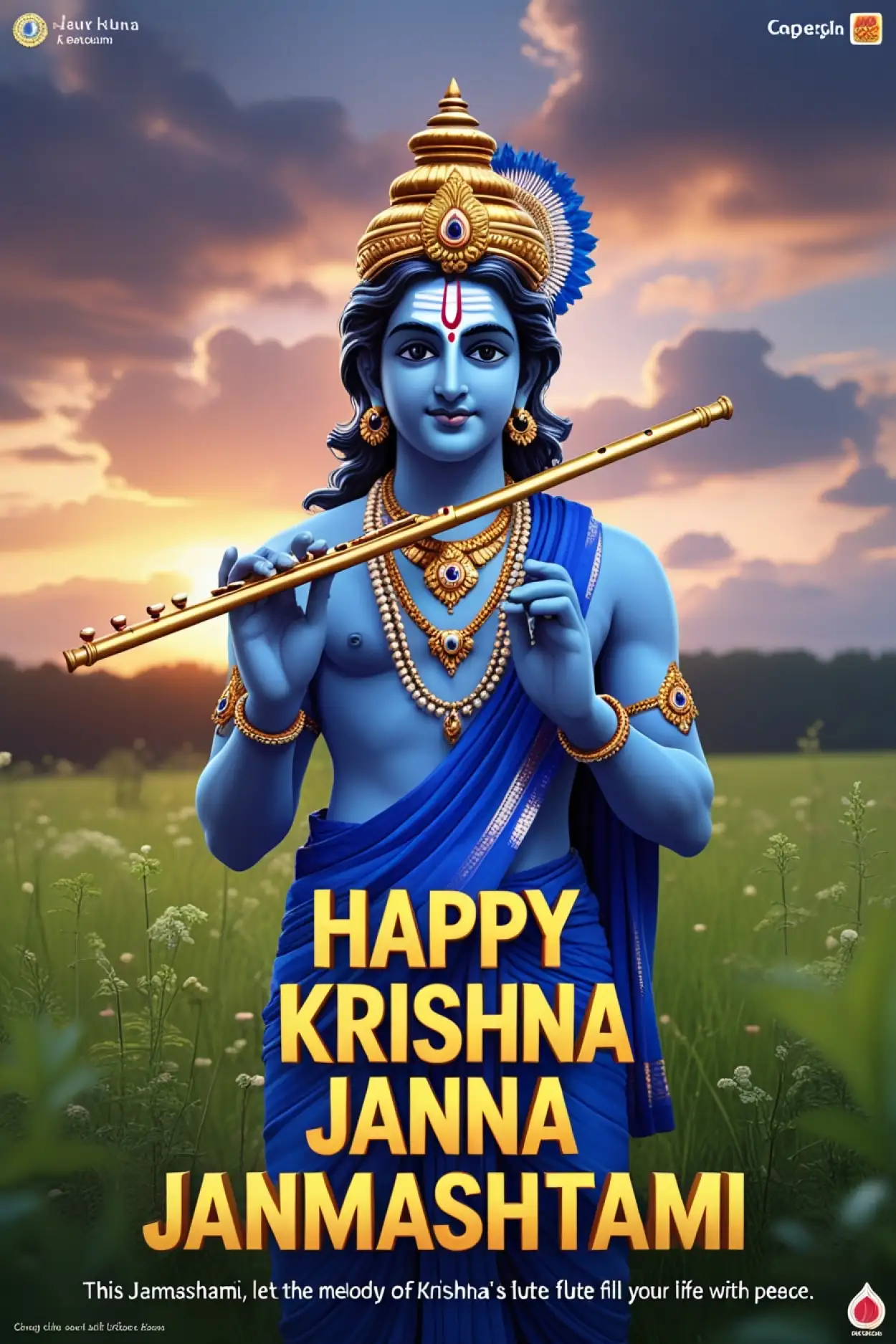 Happy Krishna Janmashtami Wishes In Hindi - Royalty Free Happy Krishna Janmashtami Image | Pngmagic Free Download Happy Krishna Janmashtami Wishes In Hindi - High Quality Happy Krishna Janmashtami Background
