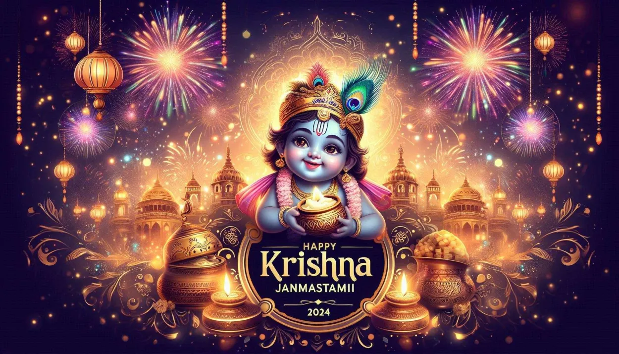 Happy Krishna Janmashtami Wishes With Spiritual Quotes And Images - Royalty Free Happy Krishna Janmashtami Image | Pngmagic Free Download Happy Krishna Janmashtami Wishes With Spiritual Quotes And Images - High Quality Happy Krishna Janmashtami Background