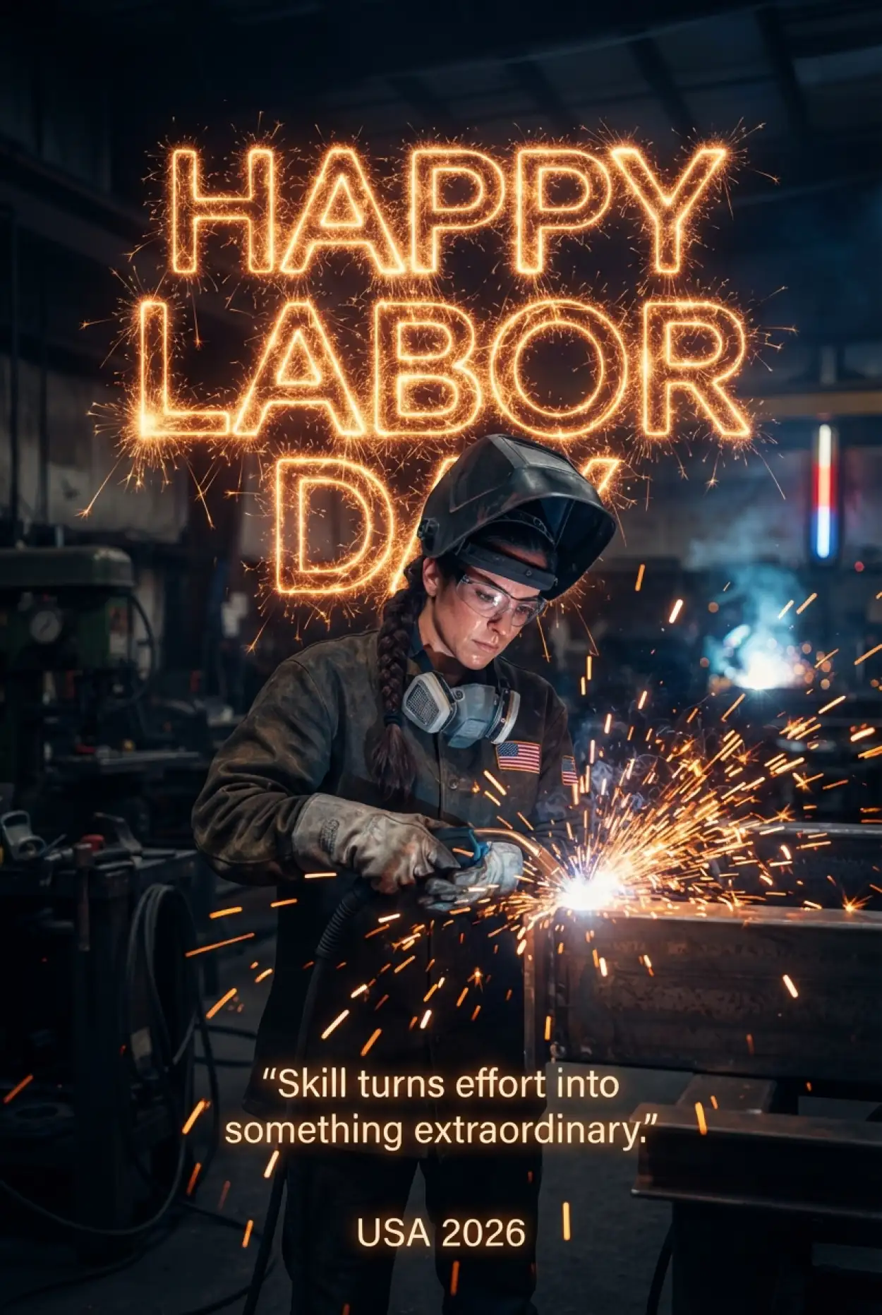 Free Download Happy Labor Day Usa 2026 Poster Design - High Quality Happy Labor Day USA 2026 Image