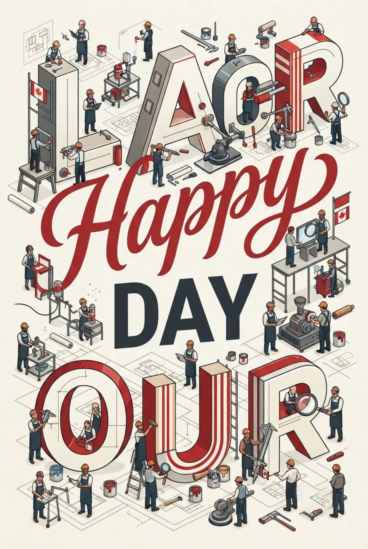 Free Download Happy Labour Day Canada 2026 Business Greeting Images - High Quality Happy Labour Day Canada 2026 Image