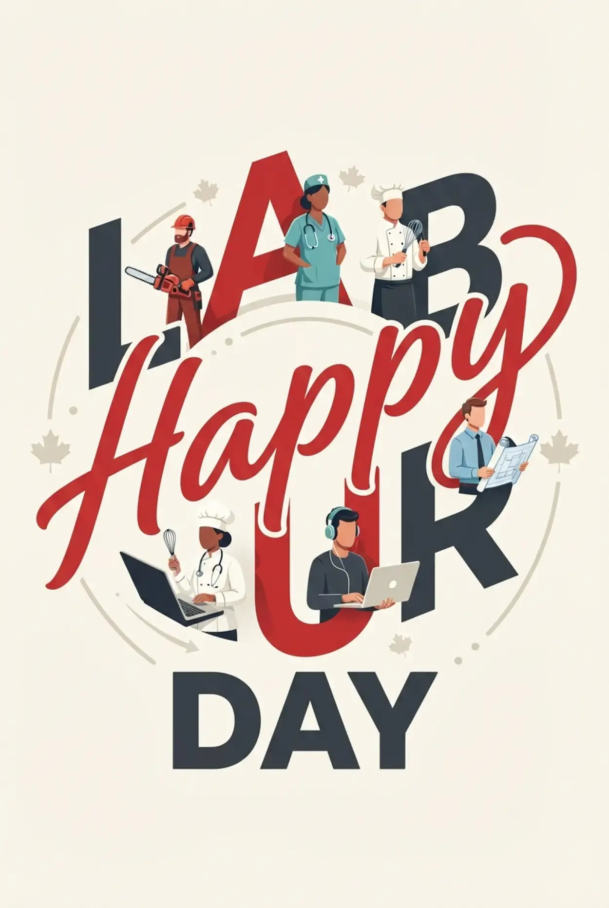 Free Download Happy Labour Day Canada 2026 Corporate Wishes - High Quality Happy Labour Day Canada 2026 Image